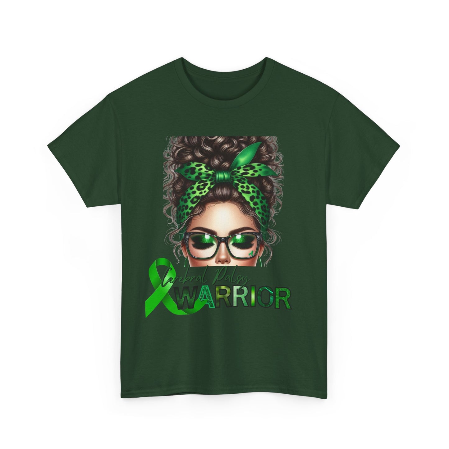 Unisex Heavy Cotton Tee Cerebral Palsy Awareness-Adult