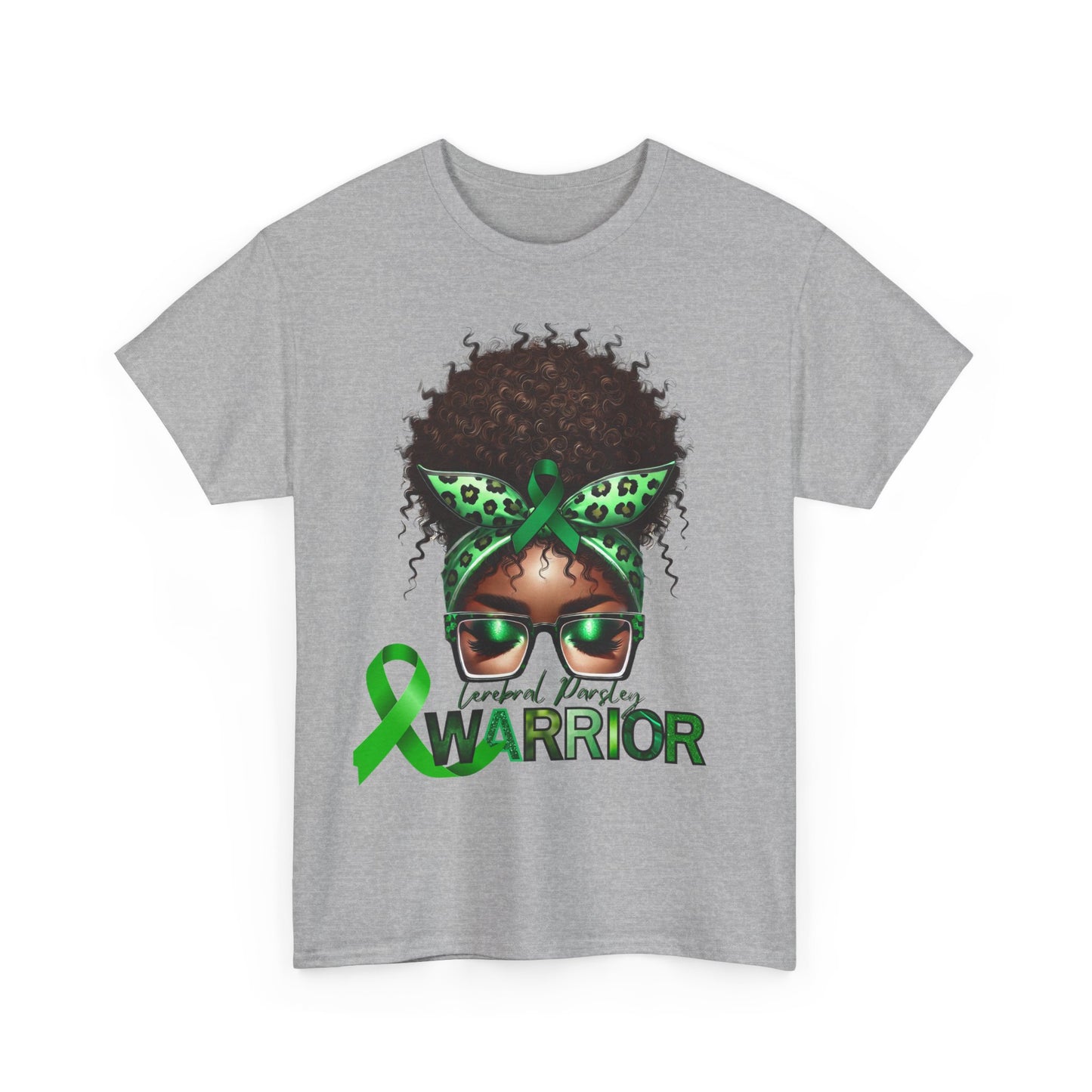 Unisex Heavy Cotton Tee Cerebral Palsy Awareness-Adult