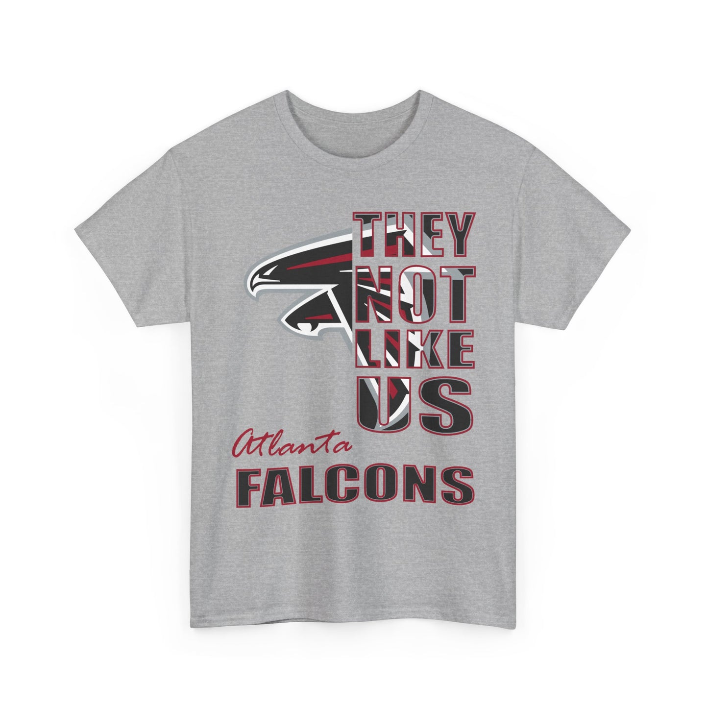 Unisex Heavy Cotton Tee "They Not Like Us" Atlanta Falcons-Adult