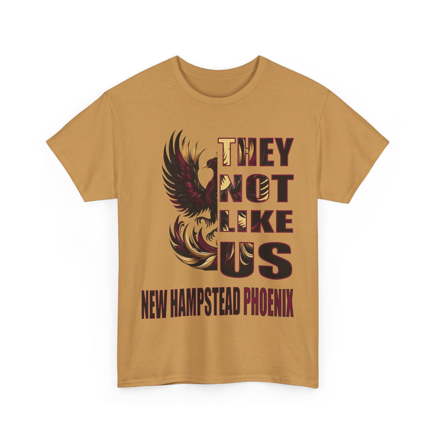 Unisex Heavy Cotton Tee "They Not Like Us" New Hampstead Phoenix-Adult