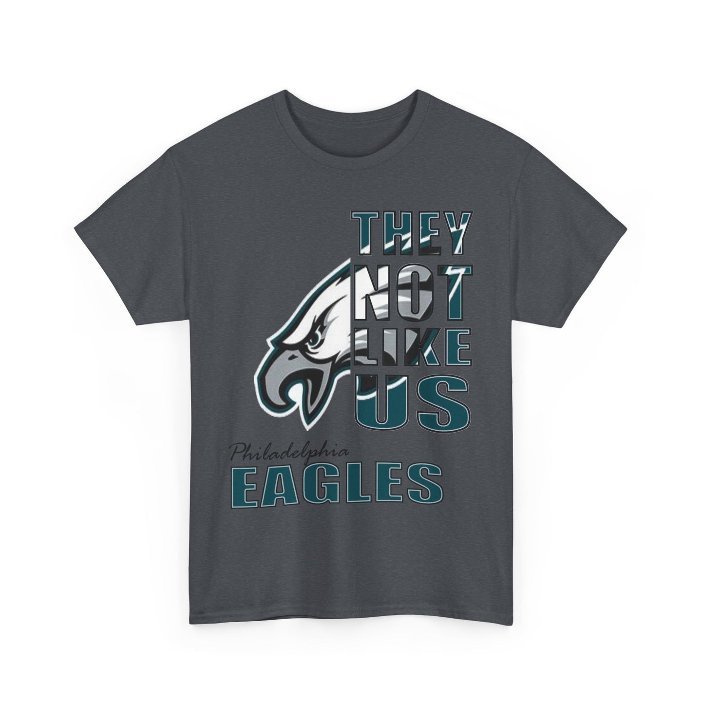 Unisex Heavy Cotton Tee "They Not Like Us" Philadelphia Eagles-Adult