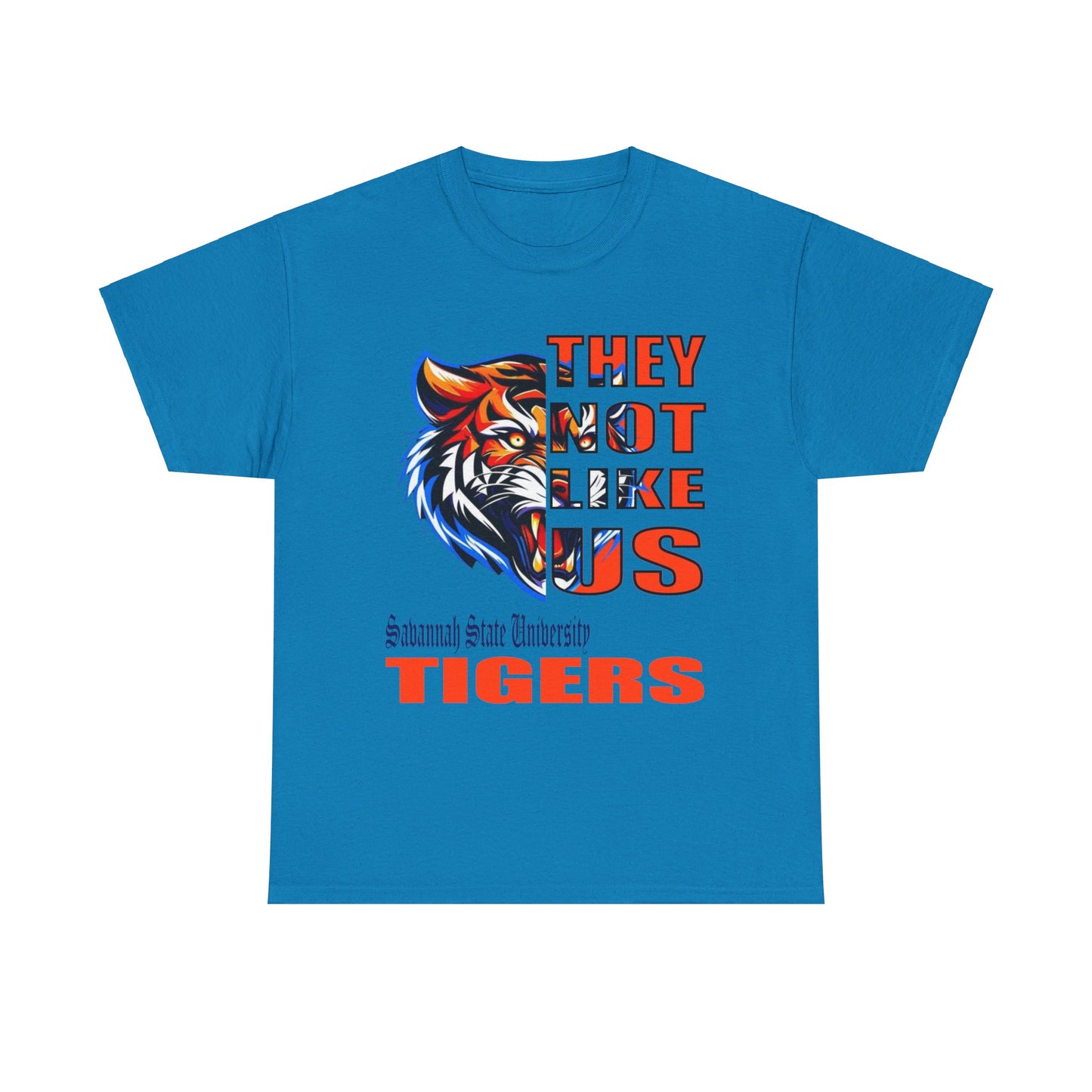 Unisex Heavy Cotton Tee "They Not Like Us" SSU Tigers-Adult