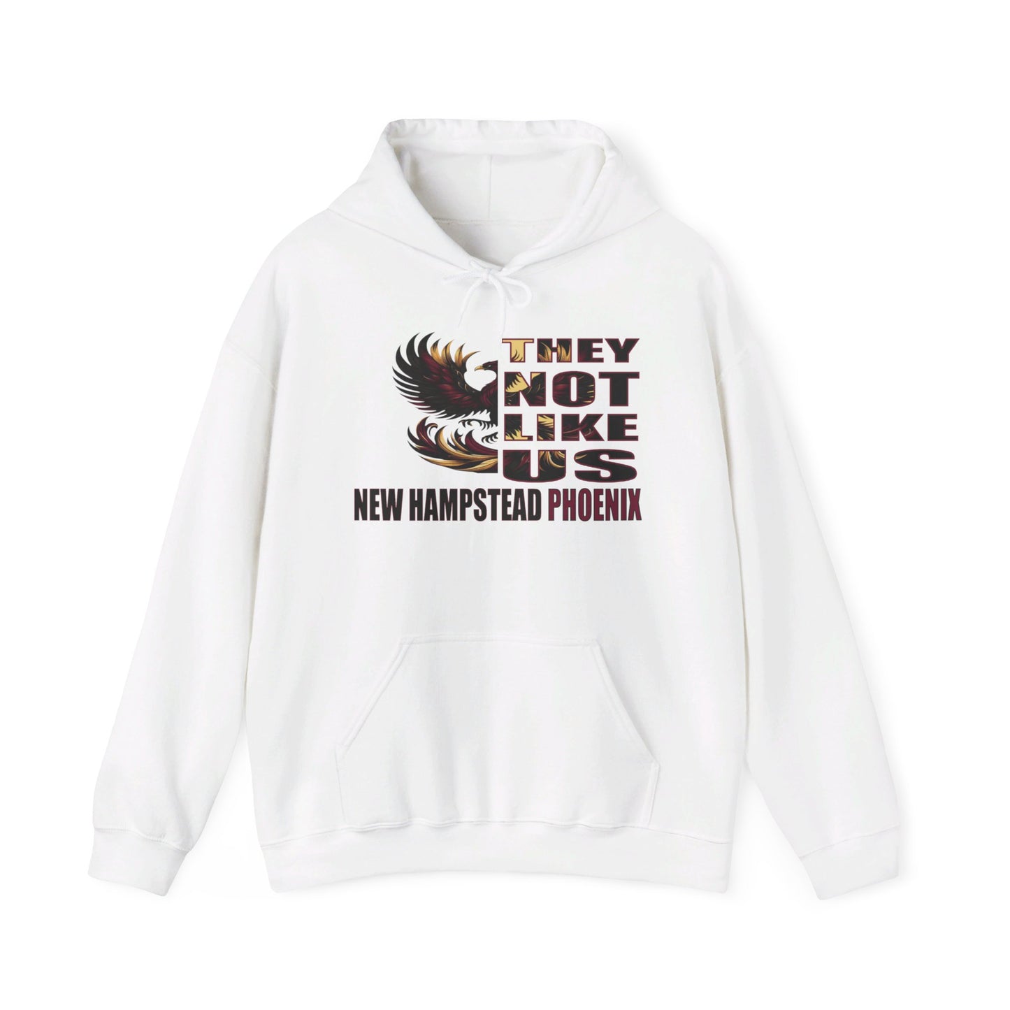 Unisex Heavy Blend™ Hooded Sweatshirt "They Not Like Us" New Hampstead Phoenix-Adult