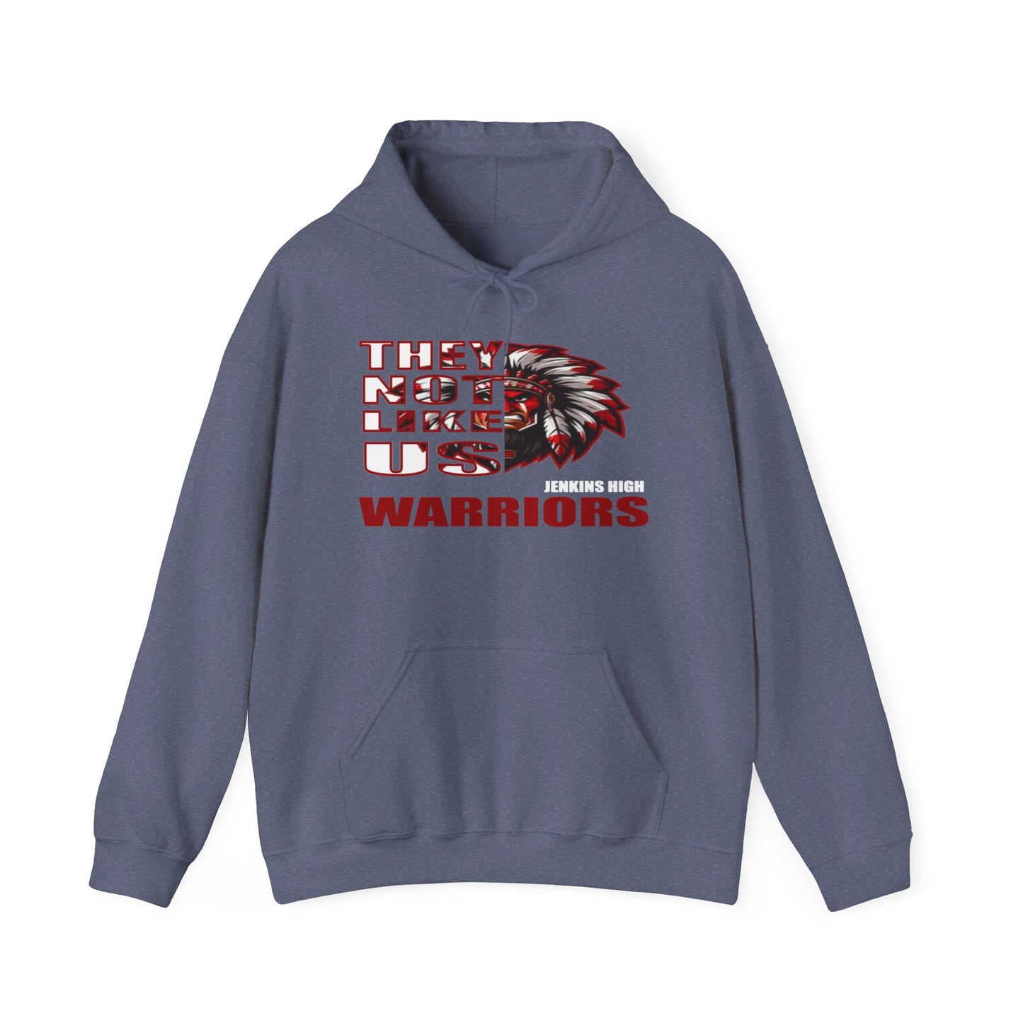 Unisex Heavy Blend™ Hooded Sweatshirt "They Not Like Us" Jenkins Warriors-Adult