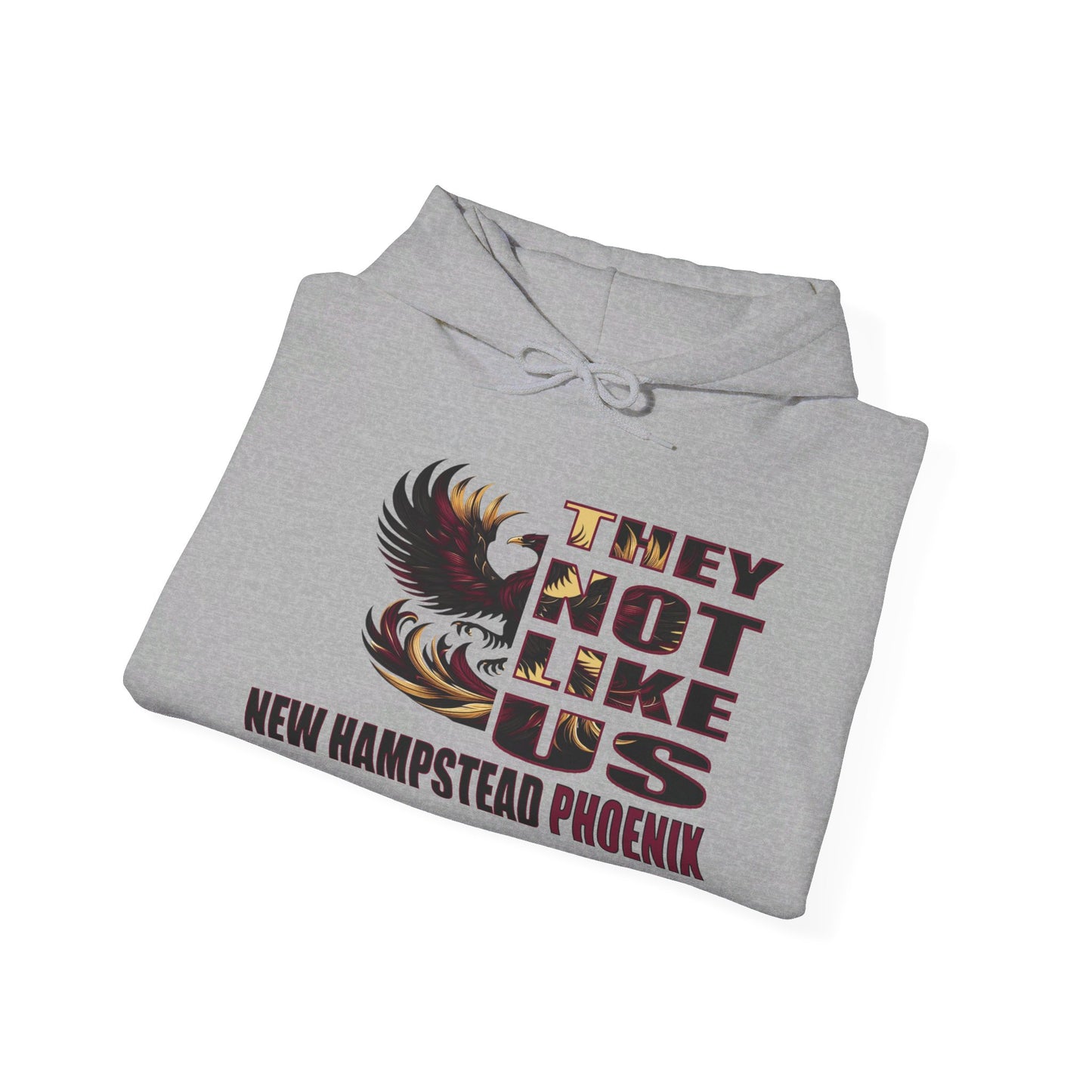 Unisex Heavy Blend™ Hooded Sweatshirt "They Not Like Us" New Hampstead Phoenix-Adult