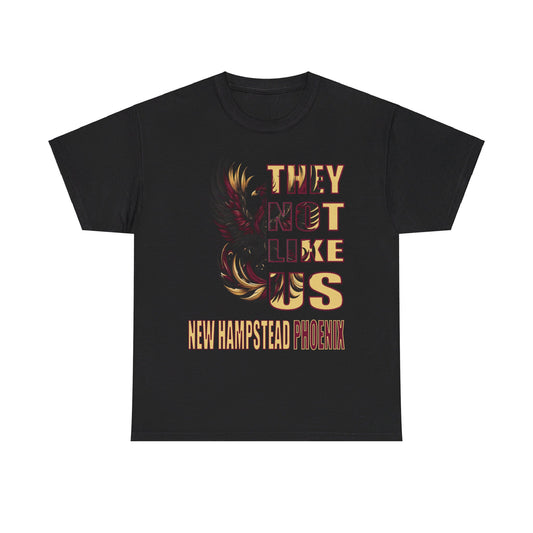 Unisex Heavy Cotton Tee 'They Not Like Us" New Hampstead Phoenix-Adult