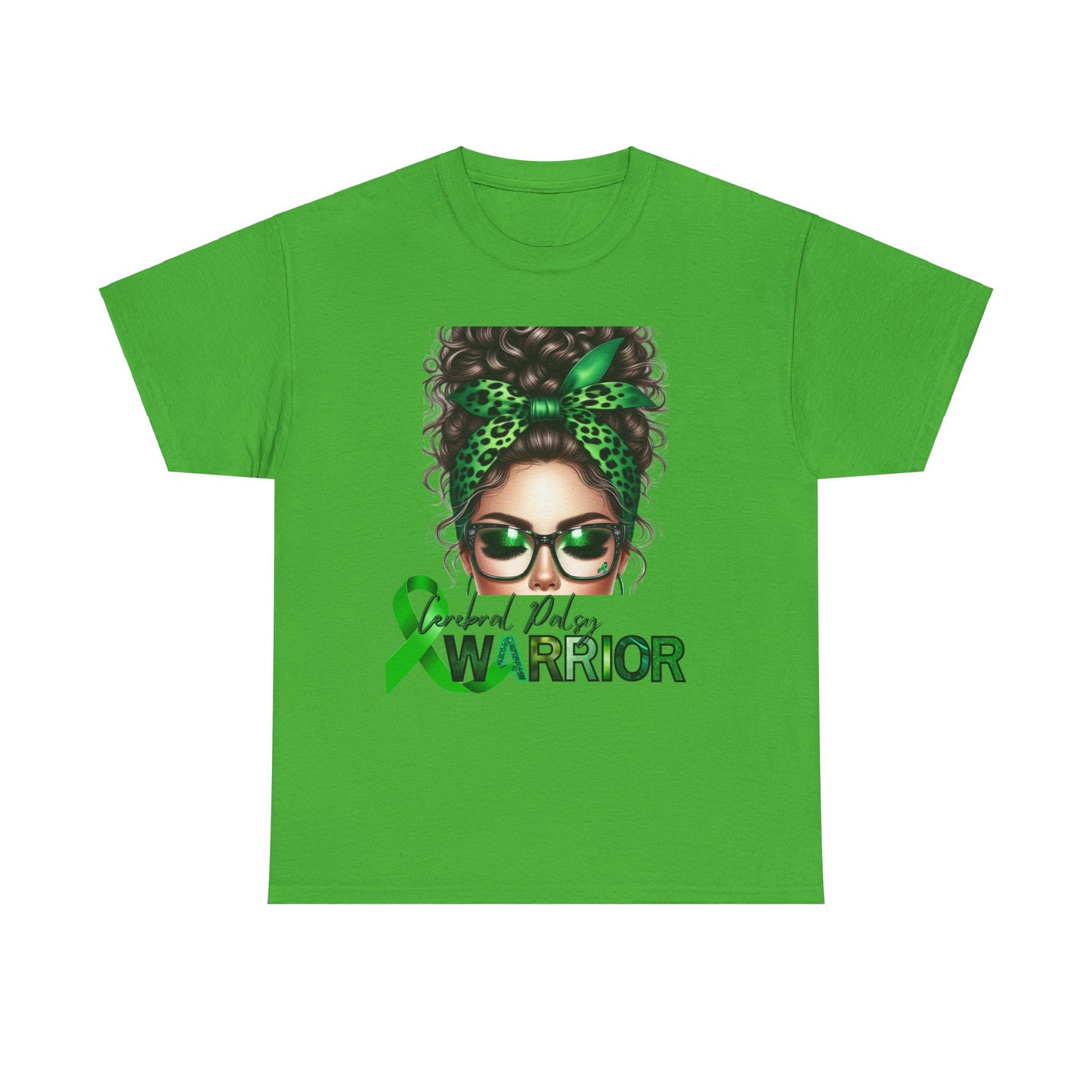 Unisex Heavy Cotton Tee Cerebral Palsy Awareness-Adult