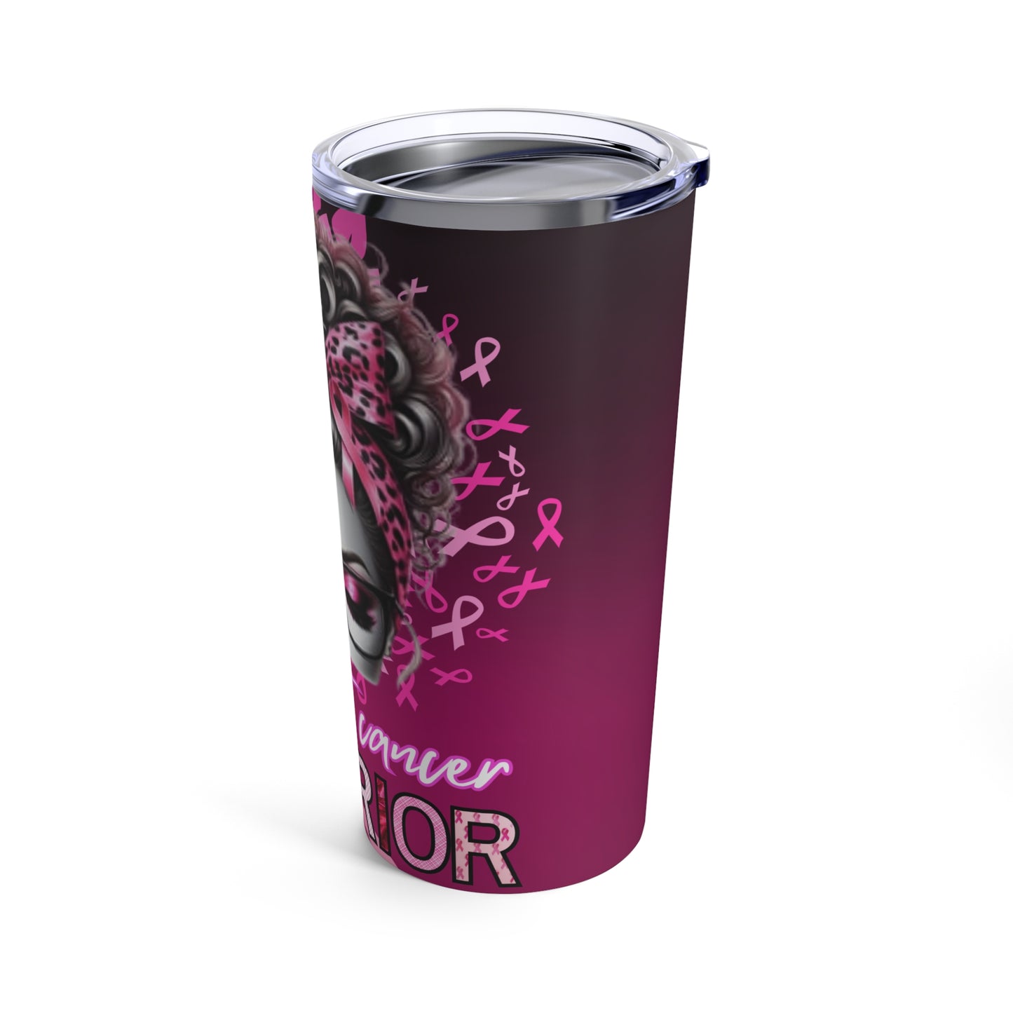 Tumbler 20oz Breast Cancer Warrior