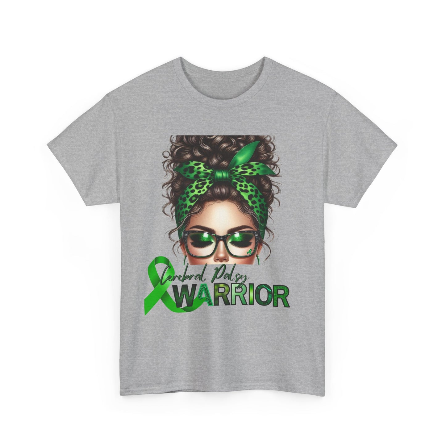 Unisex Heavy Cotton Tee Cerebral Palsy Awareness-Adult