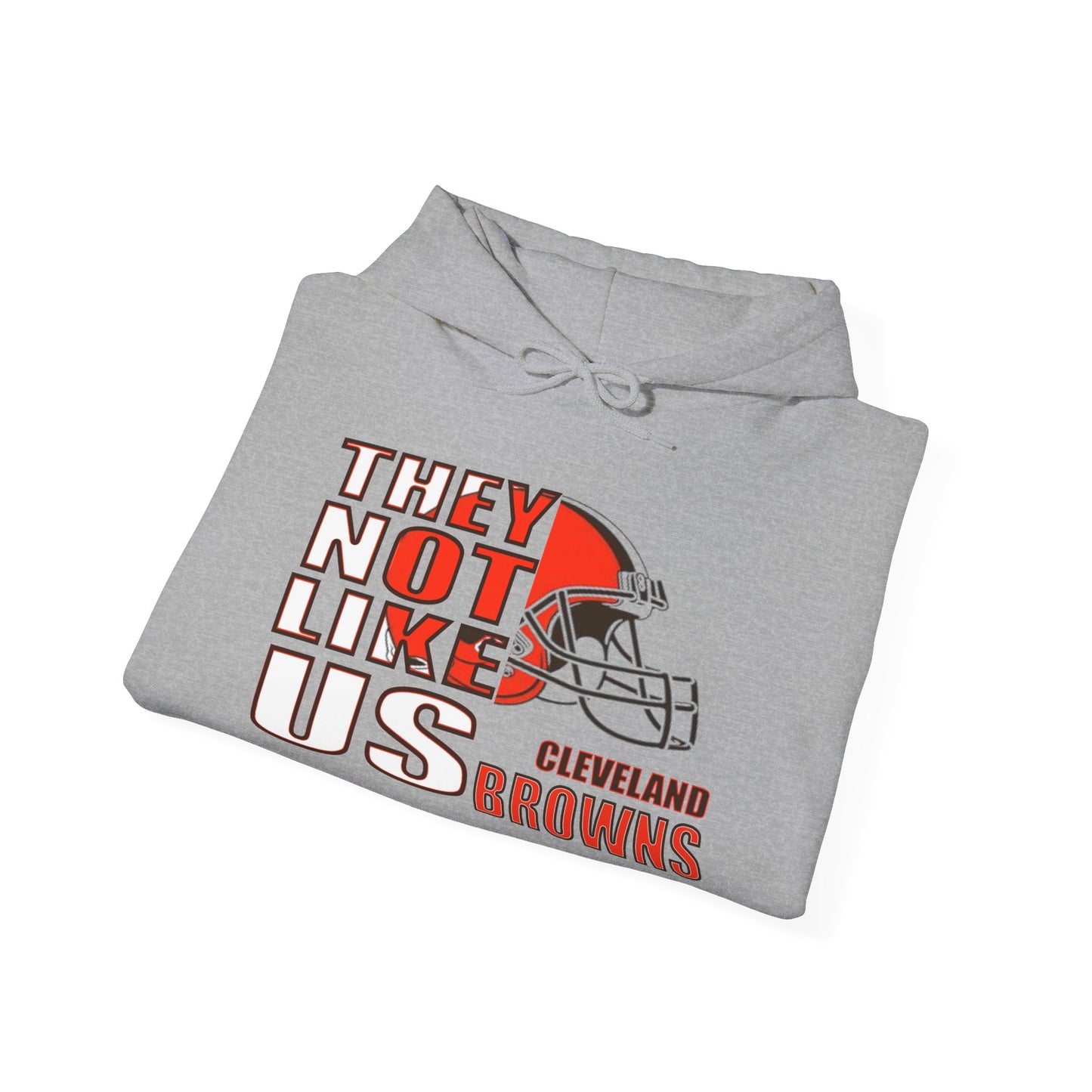 Unisex Heavy Blend™ Hooded Sweatshirt "They Not Like Us" Cleveland Browns-Adult