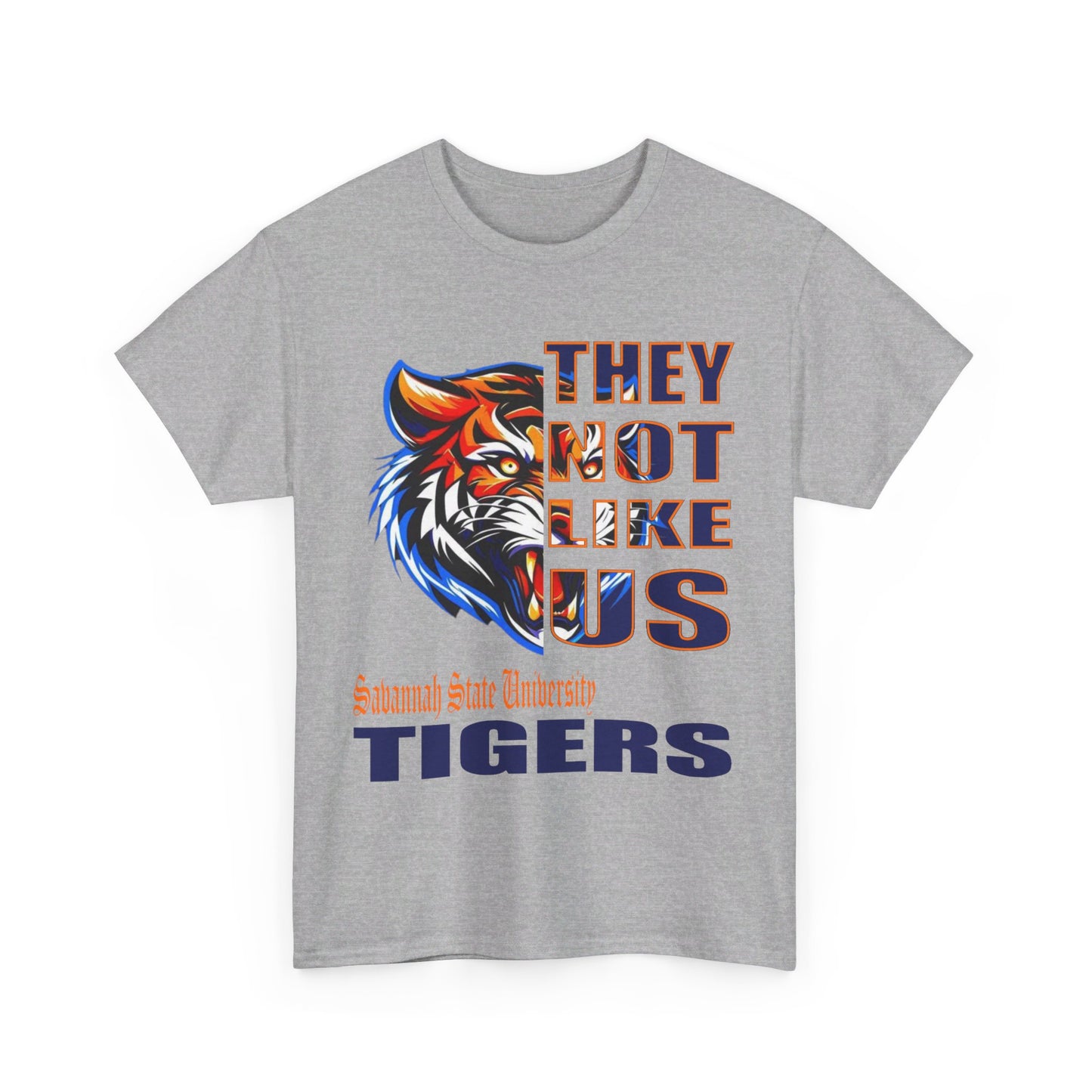 Unisex Heavy Cotton Tee "They Not Like Us" SSU Tigers-Adult