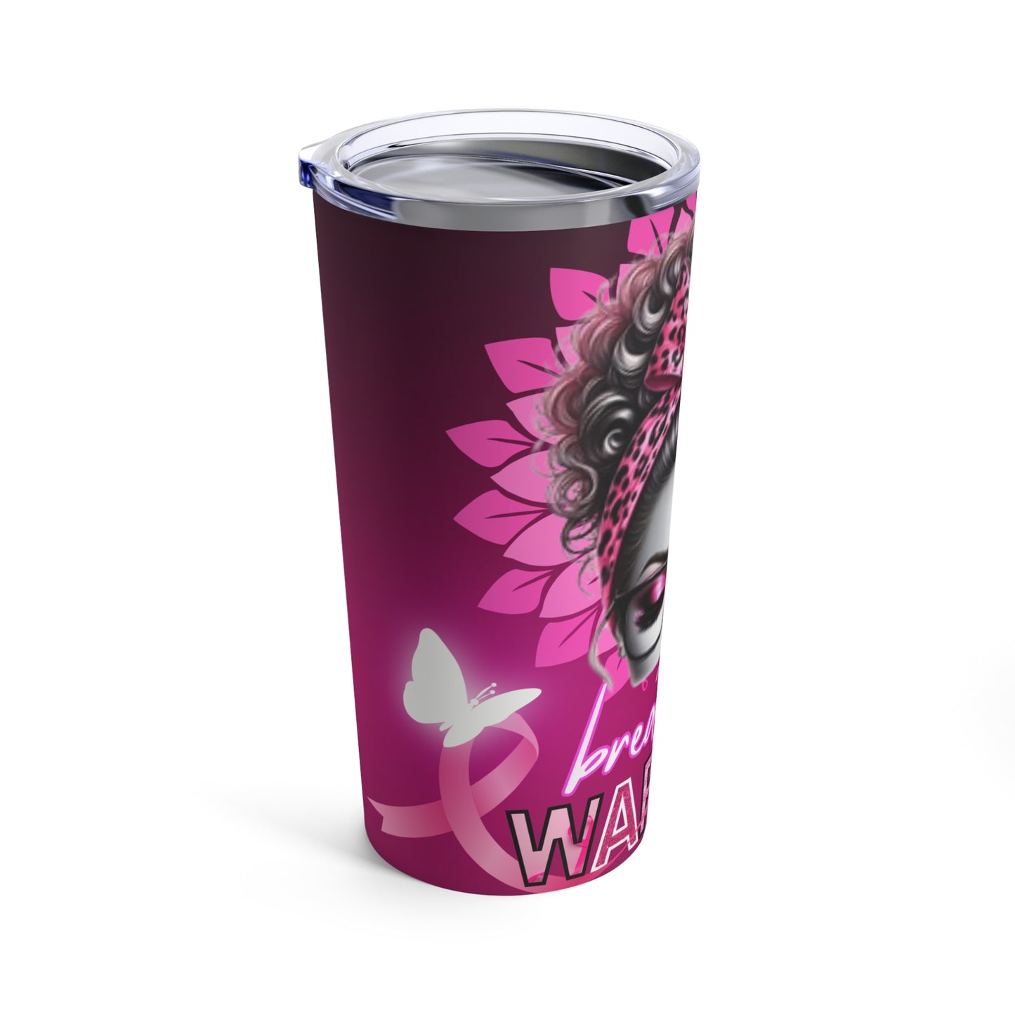 Tumbler 20oz Breast Cancer Warrior