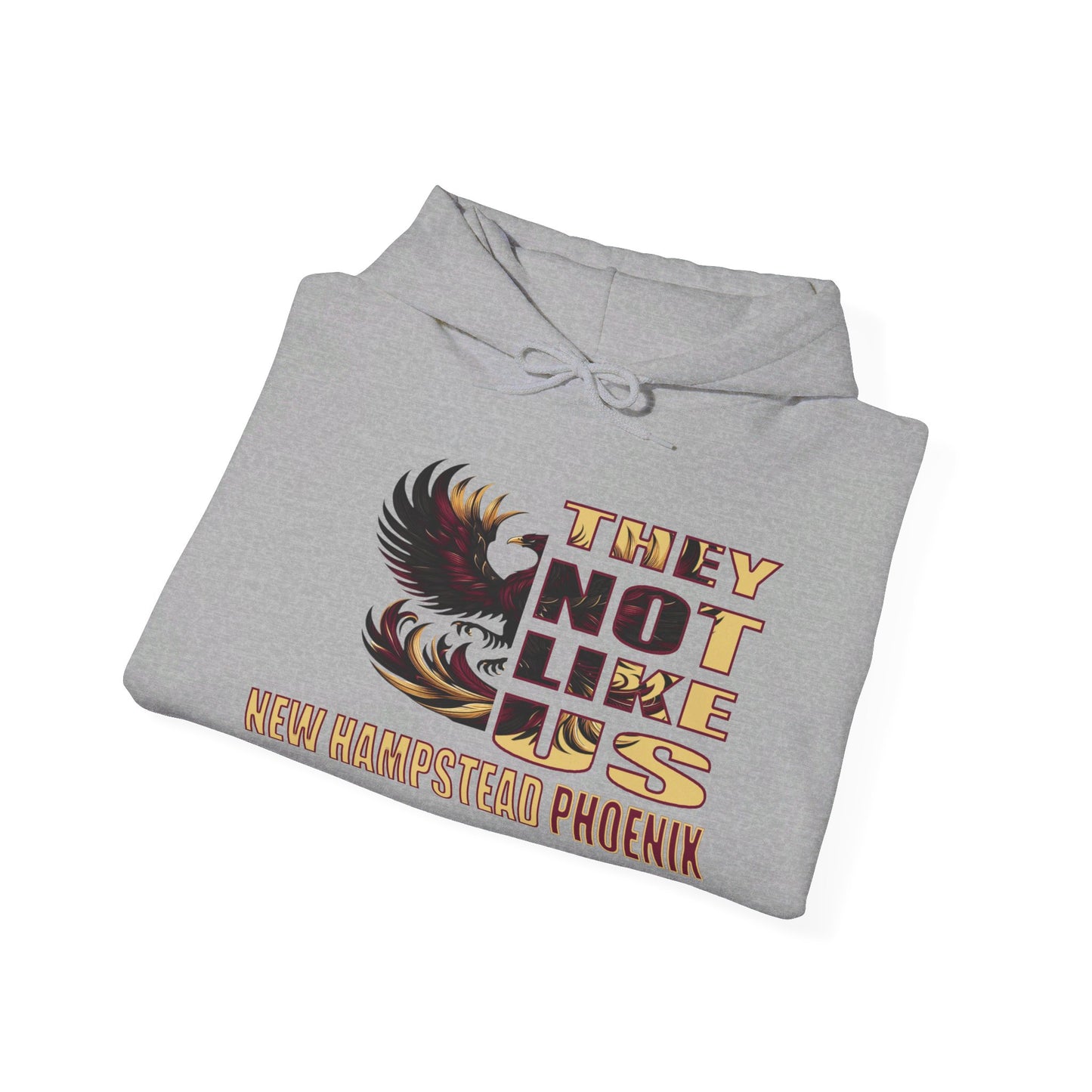 Unisex Heavy Blend™ Hooded Sweatshirt "They Not Like Us" New Hampstead Phoenix-Adult