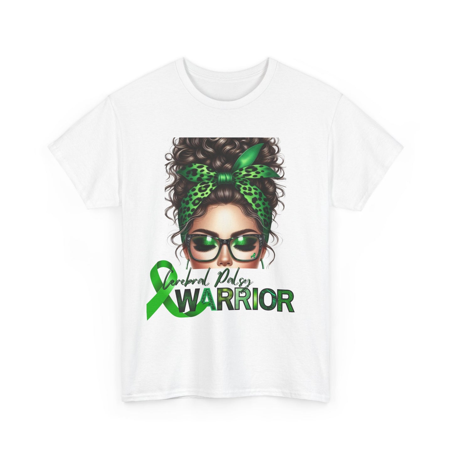 Unisex Heavy Cotton Tee Cerebral Palsy Awareness-Adult