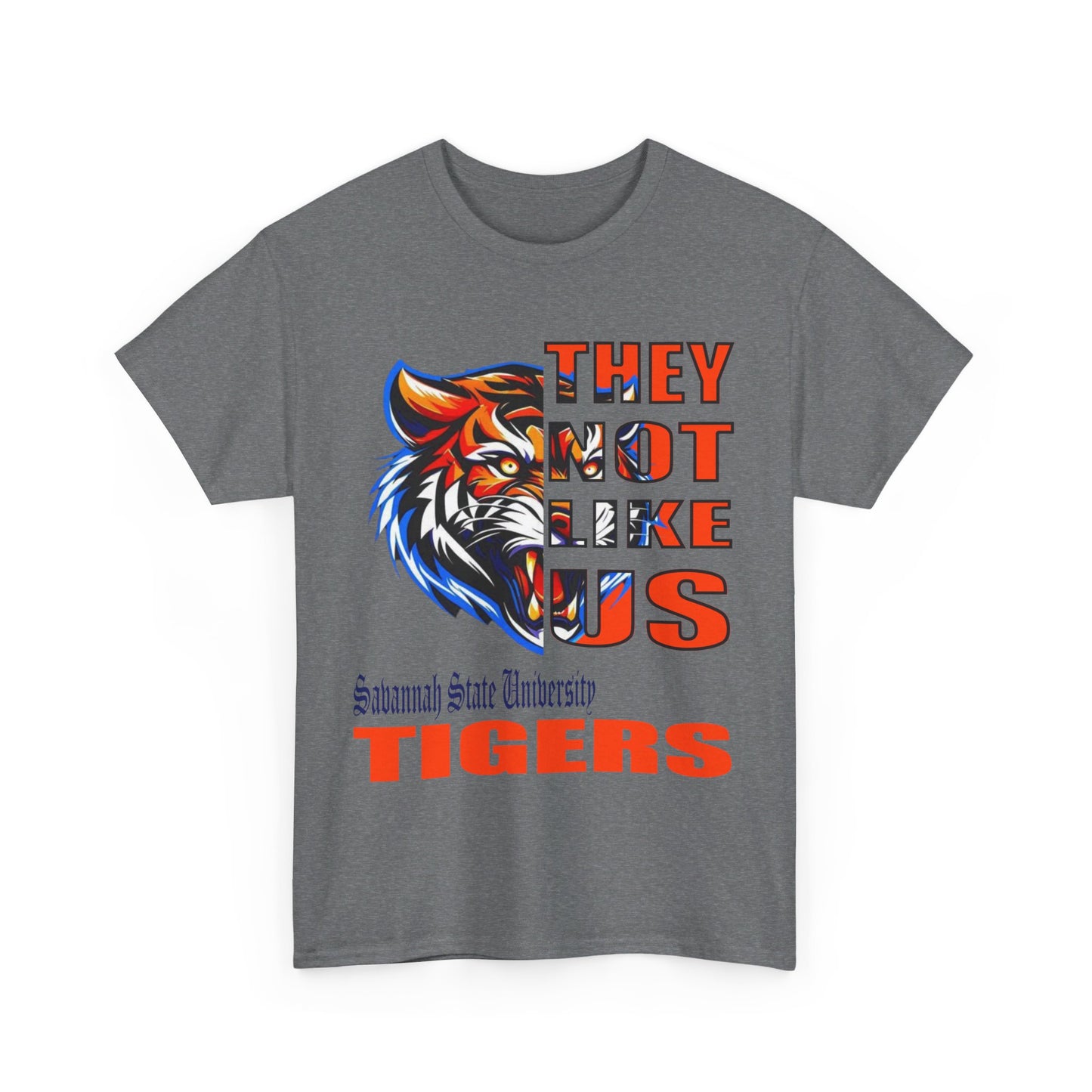 Unisex Heavy Cotton Tee "They Not Like Us" SSU Tigers-Adult