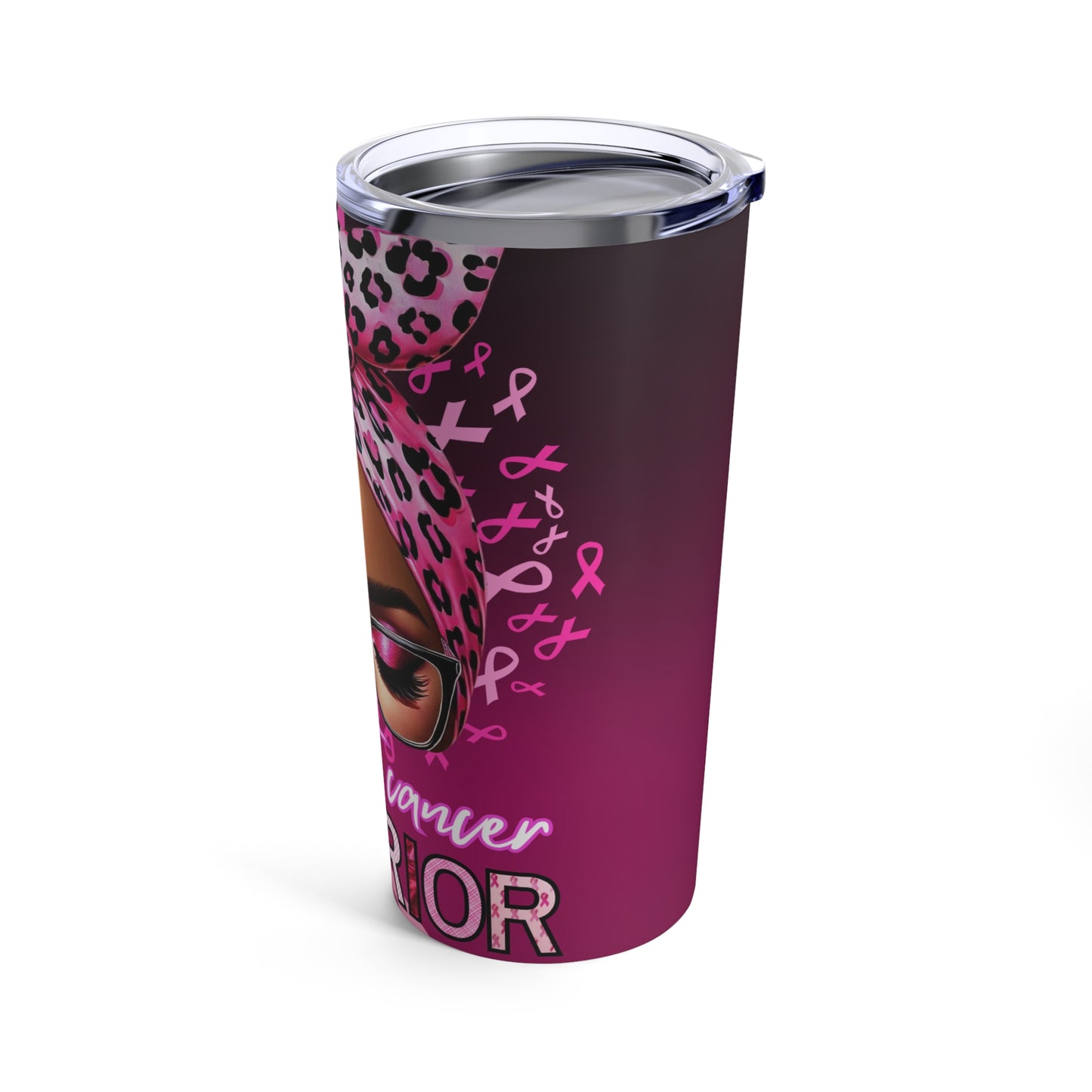 Tumbler 20oz Breast Cancer Warrior