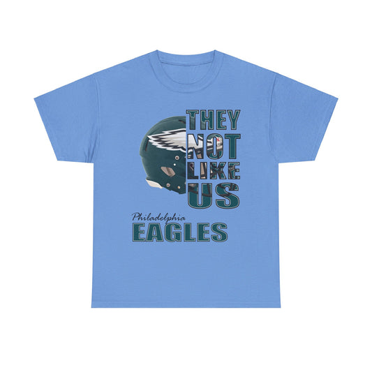 Unisex Heavy Cotton Tee "They Not Like Us" Philadelphia Helmet Tee-Adult