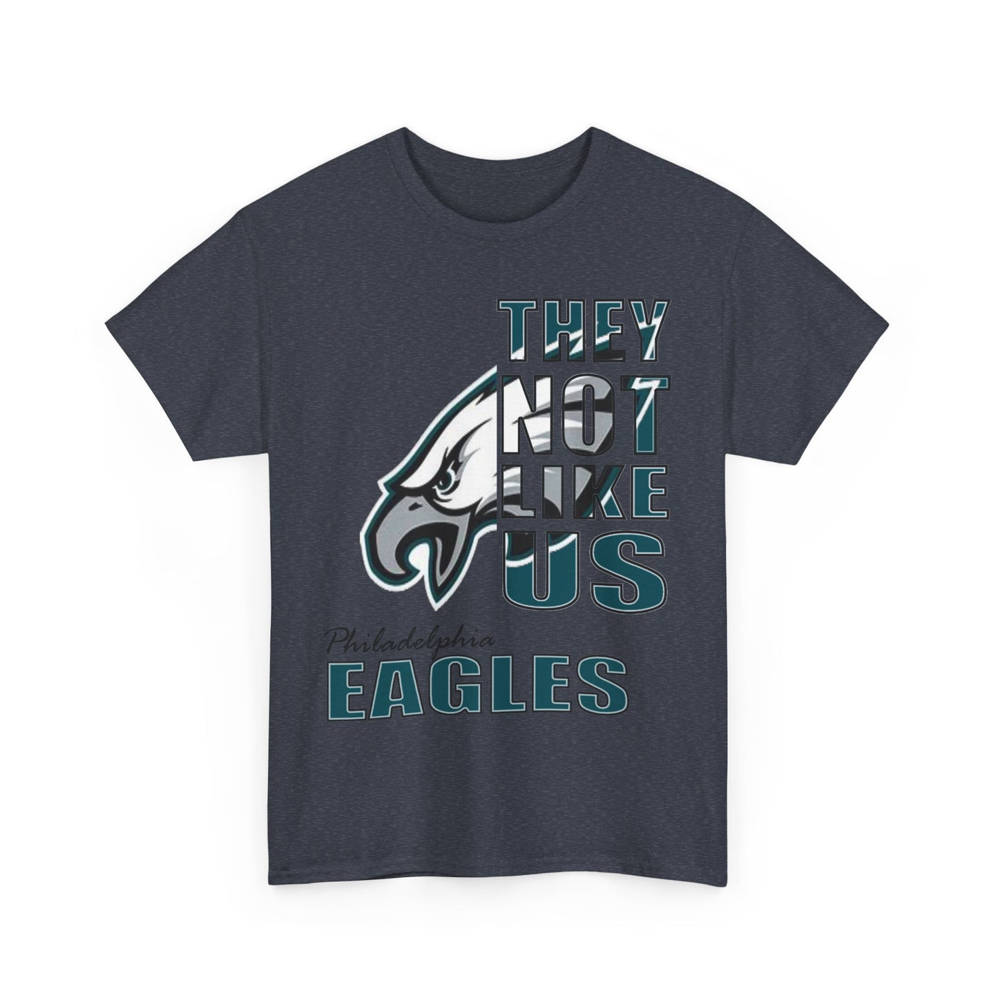 Unisex Heavy Cotton Tee "They Not Like Us" Philadelphia Eagles-Adult