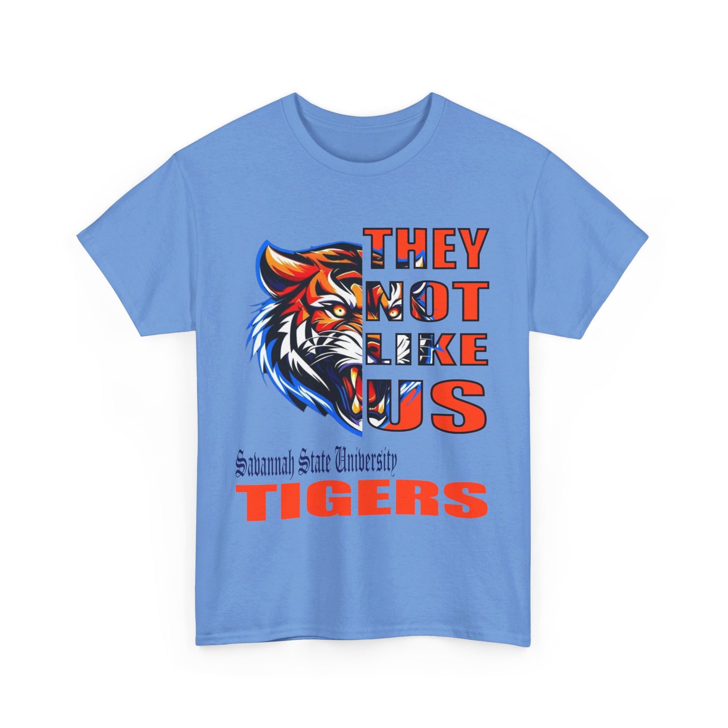 Unisex Heavy Cotton Tee "They Not Like Us" SSU Tigers-Adult