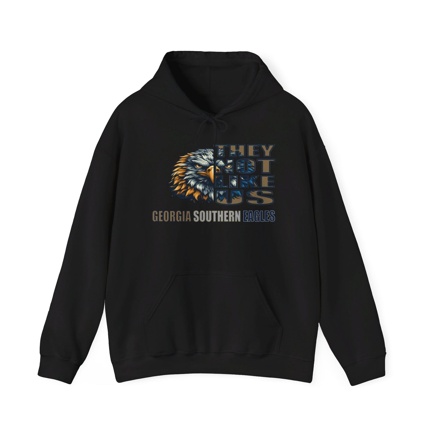 Unisex Heavy Blend™ Hooded Sweatshirt "They Not Like Us" Georgia Southern Eagles-Adult