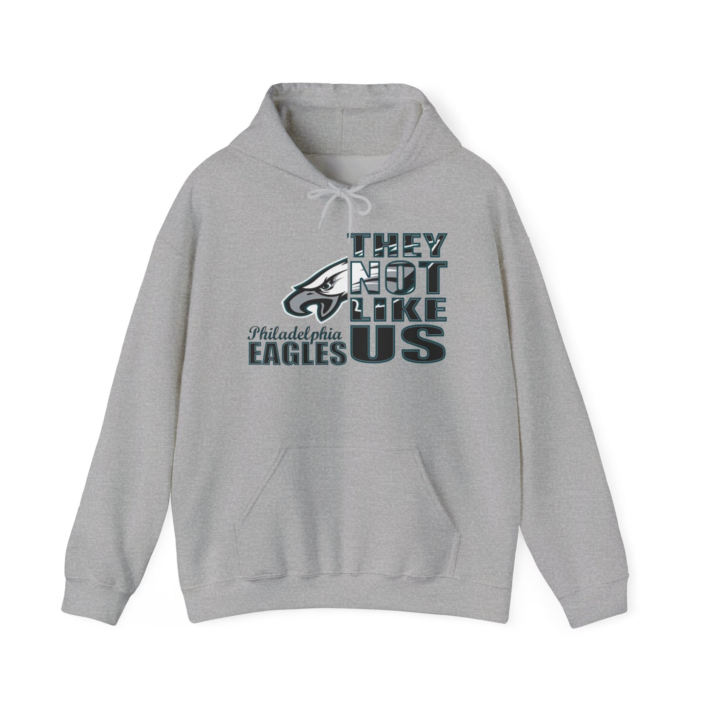 Unisex Heavy Blend™ Hooded Sweatshirt "They Not Like Us" Philadelphia Eagles-Adult