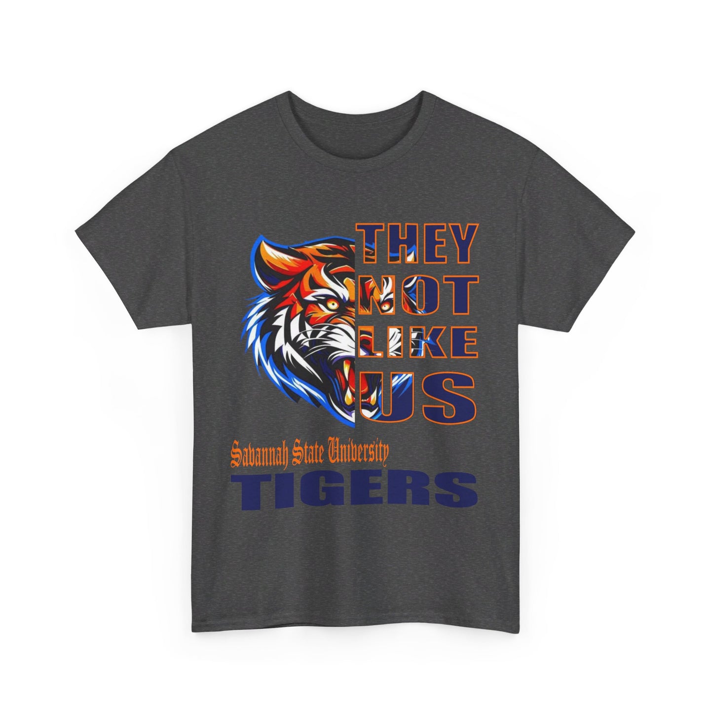 Unisex Heavy Cotton Tee "They Not Like Us" SSU Tigers-Adult