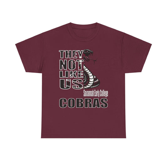 Unisex Heavy Cotton Tee "They Not Like Us" SEC Cobras-Adult