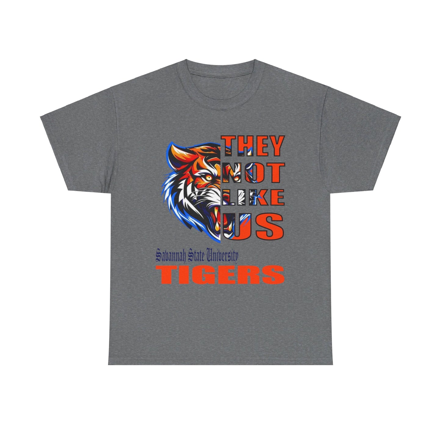 Unisex Heavy Cotton Tee "They Not Like Us" SSU Tigers-Adult