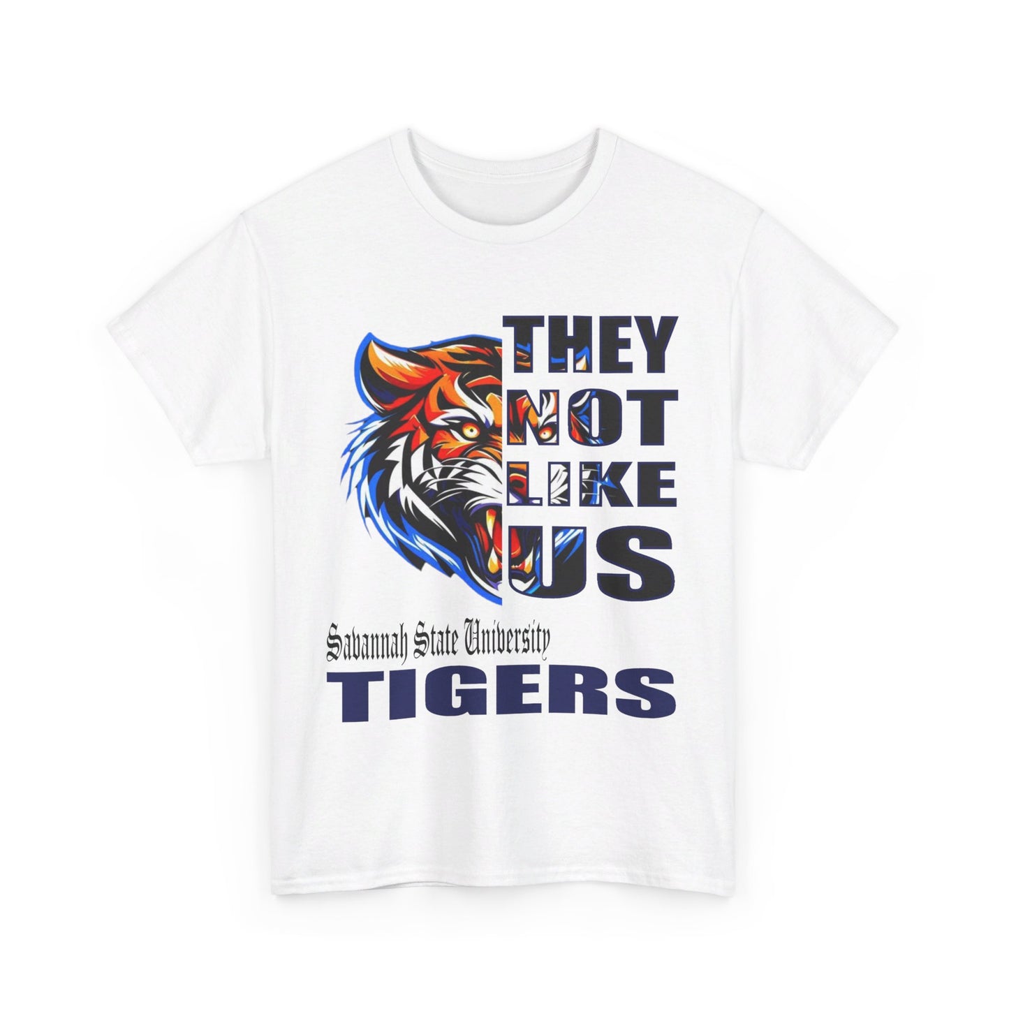 Unisex Heavy Cotton Tee "They Not Like Us" SSU Tigers-Adult