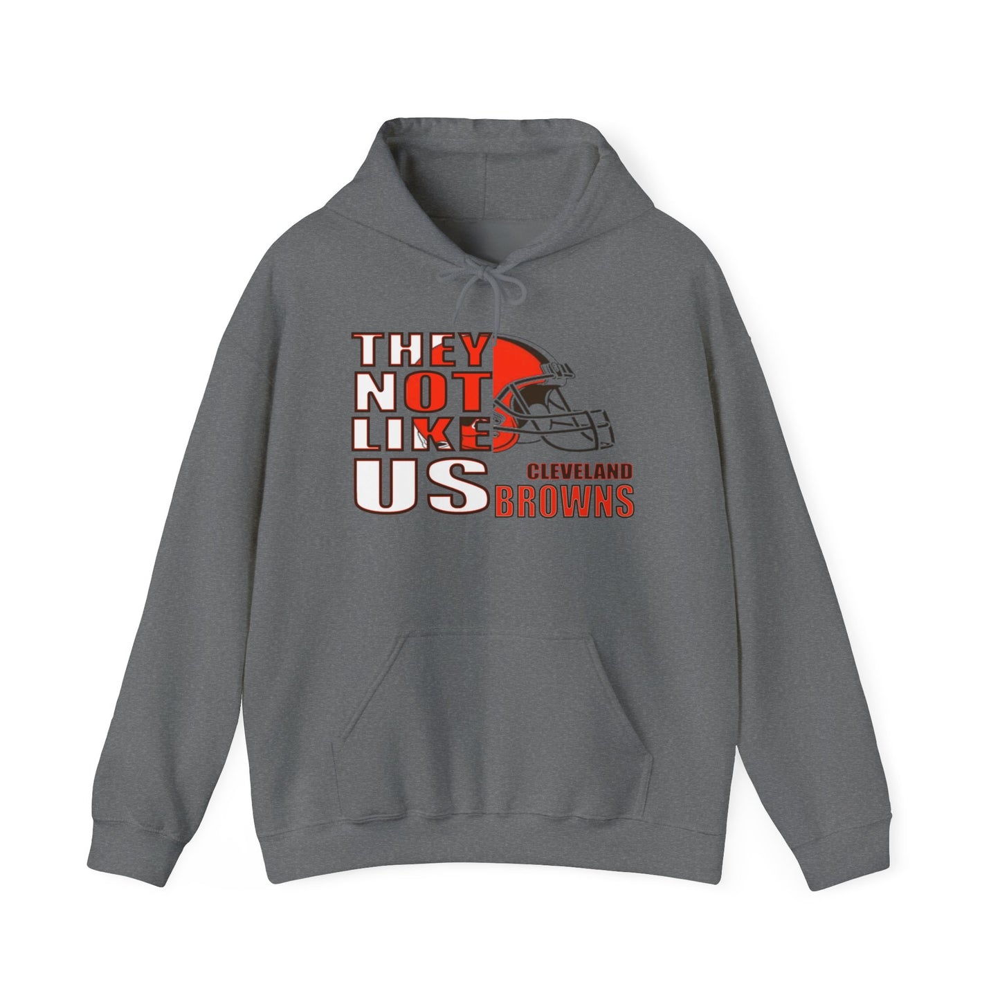 Unisex Heavy Blend™ Hooded Sweatshirt "They Not Like Us" Cleveland Browns-Adult