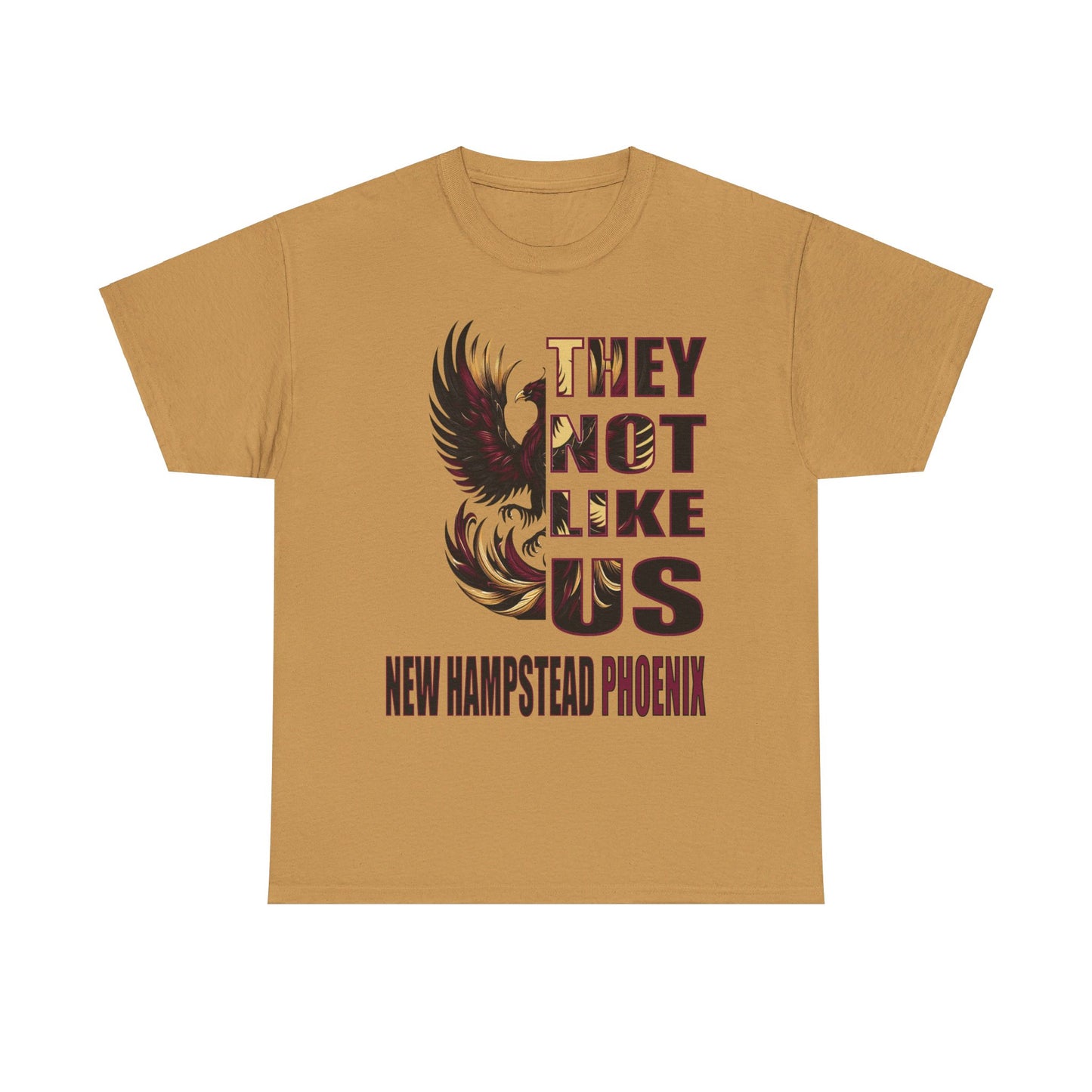 Unisex Heavy Cotton Tee "They Not Like Us" New Hampstead Phoenix-Adult