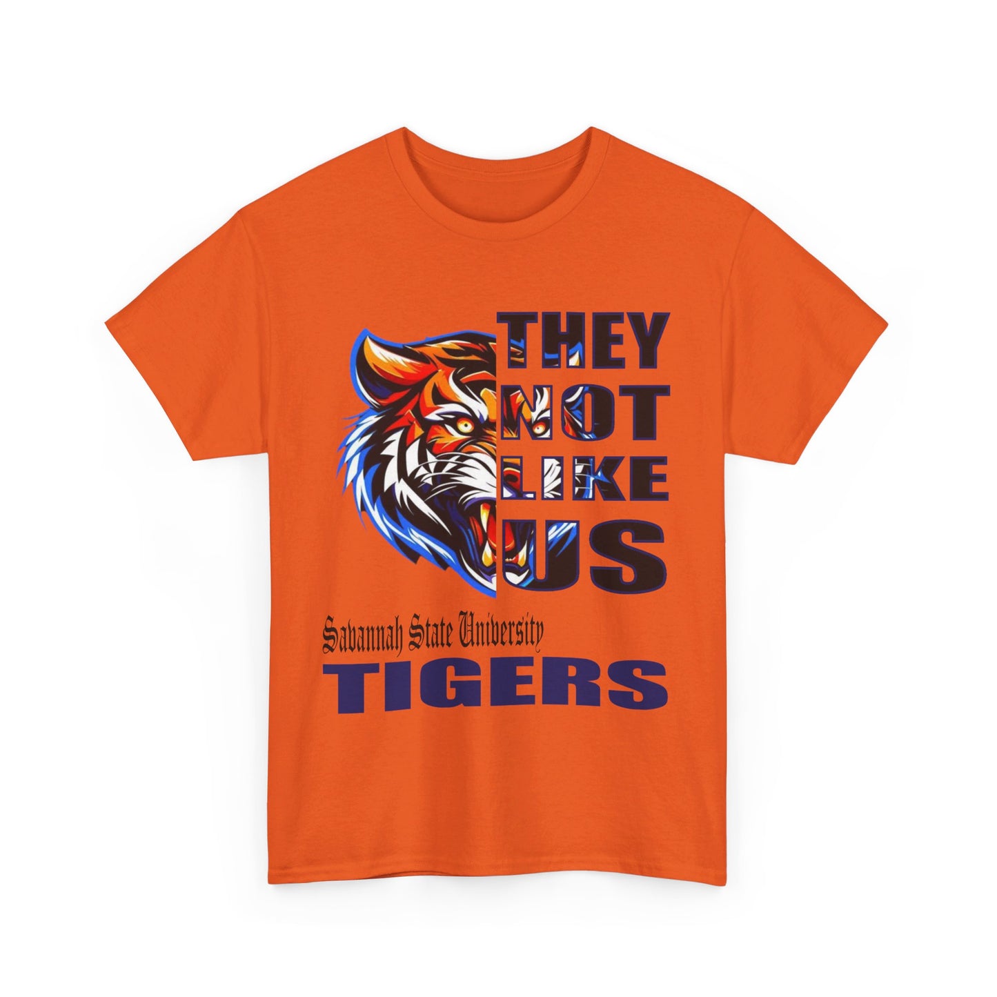 Unisex Heavy Cotton Tee "They Not Like Us" SSU Tigers-Adult