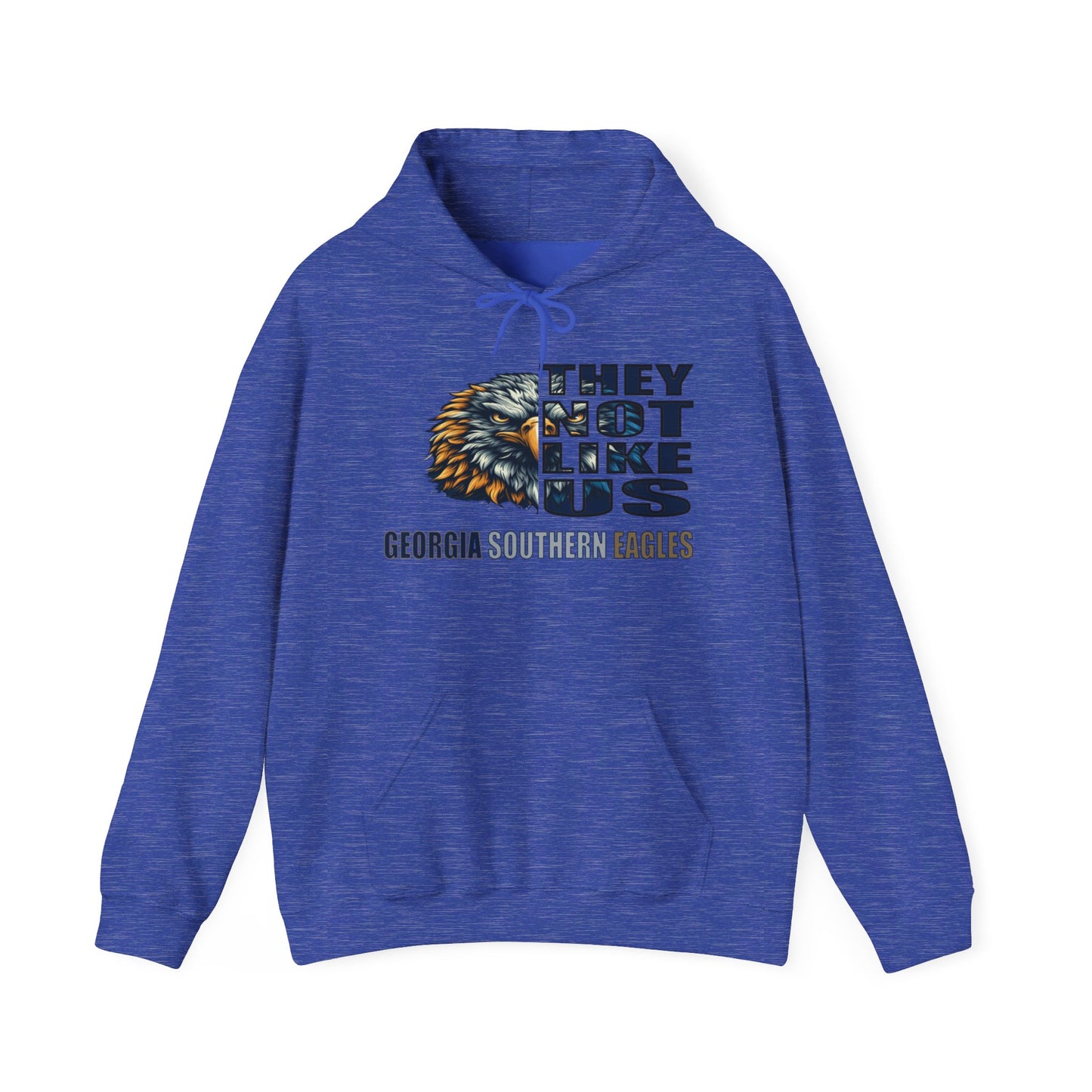 Unisex Heavy Blend™ Hooded Sweatshirt "They Not Like Us" Georgia Southern Eagles-Adult