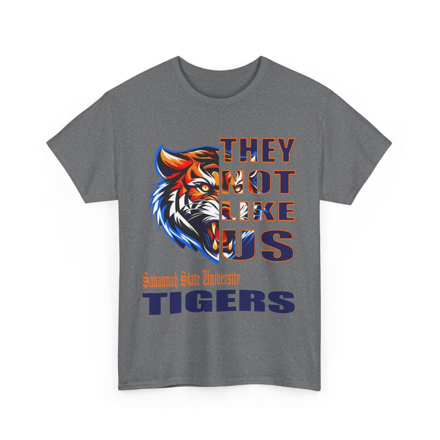 Unisex Heavy Cotton Tee "They Not Like Us" SSU Tigers-Adult