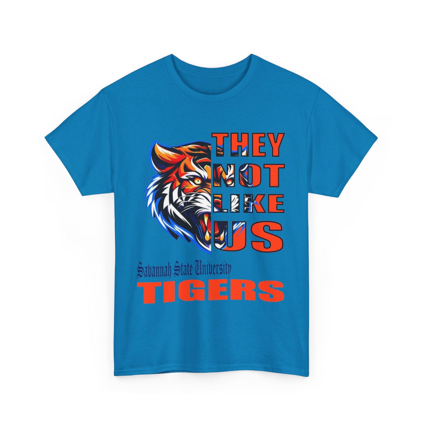 Unisex Heavy Cotton Tee "They Not Like Us" SSU Tigers-Adult