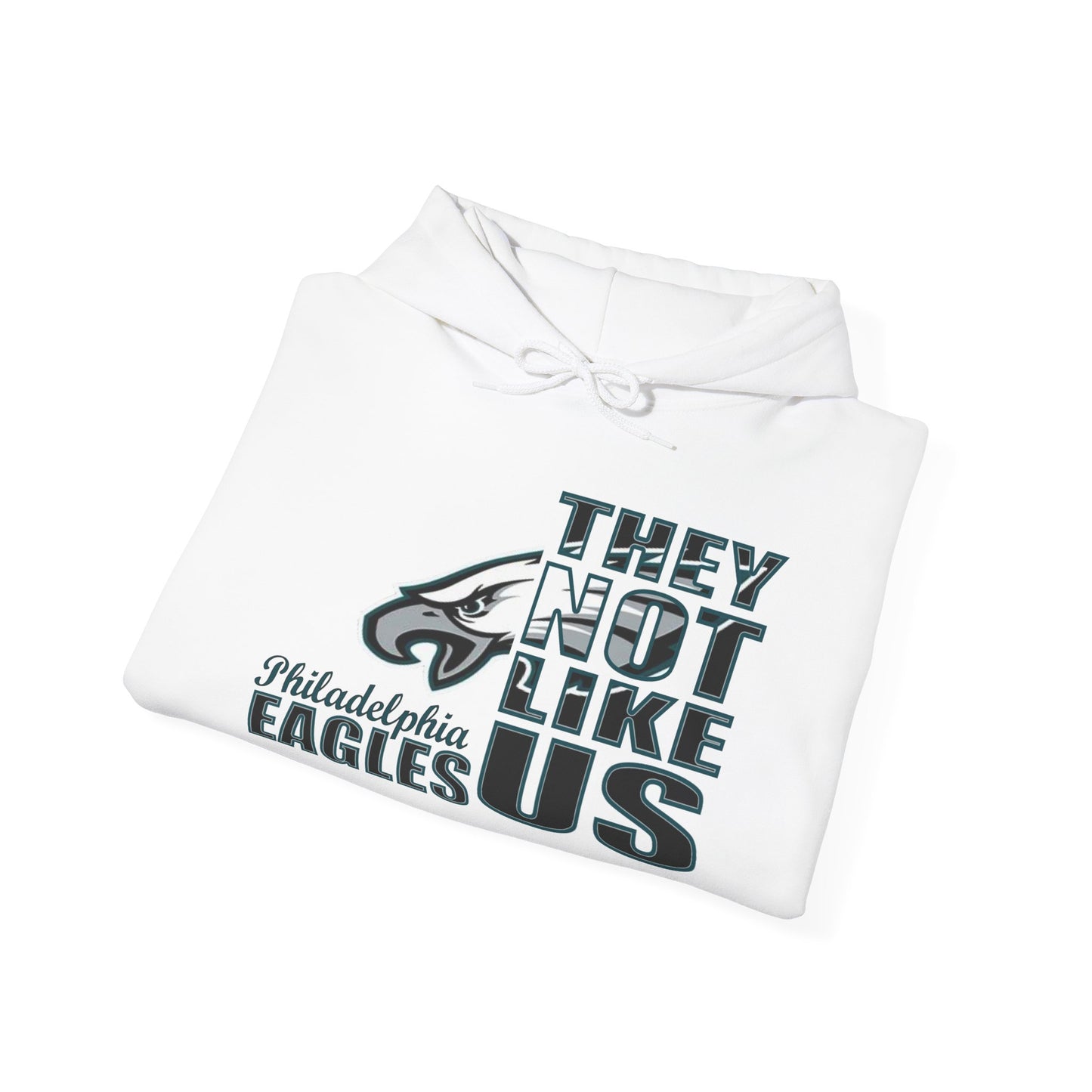 Unisex Heavy Blend™ Hooded Sweatshirt "They Not Like Us" Philadelphia Eagles-Adult