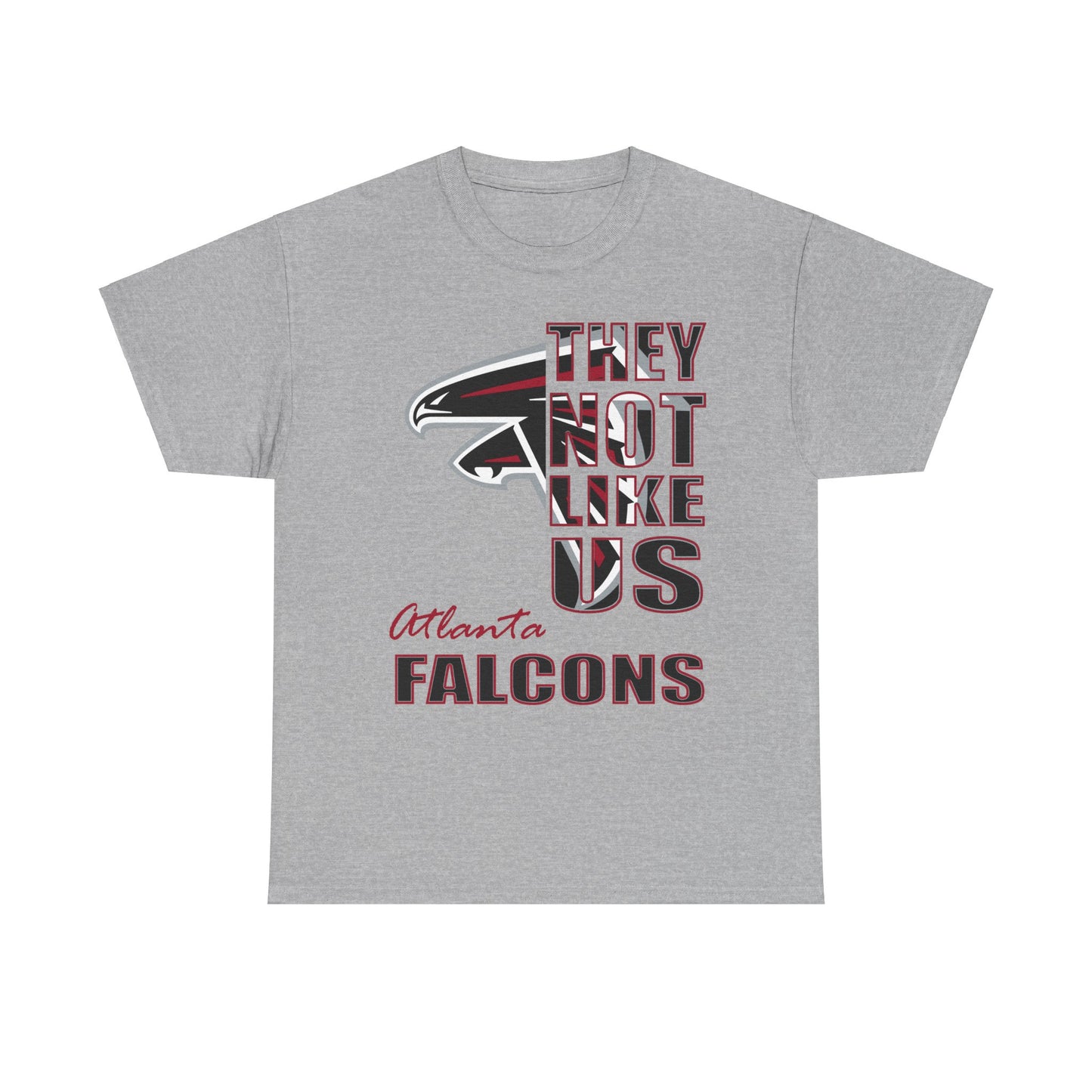 Unisex Heavy Cotton Tee "They Not Like Us" Atlanta Falcons-Adult