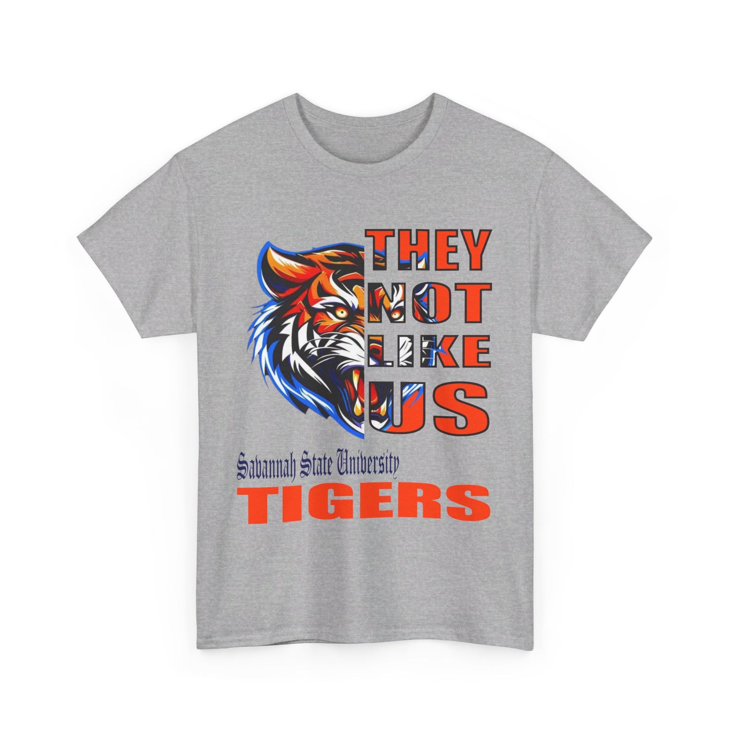 Unisex Heavy Cotton Tee "They Not Like Us" SSU Tigers-Adult