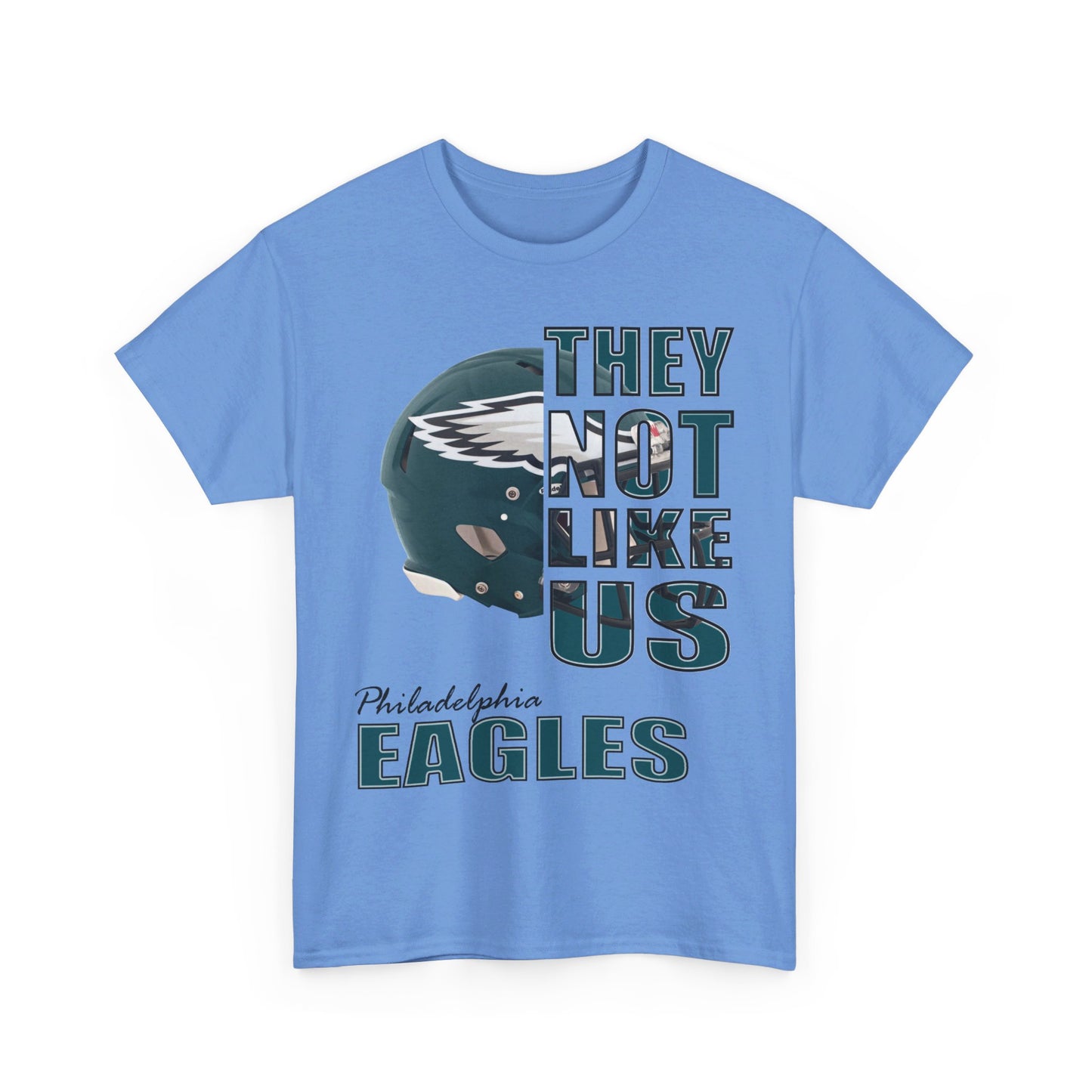 Unisex Heavy Cotton Tee "They Not Like Us" Philadelphia Helmet Tee-Adult