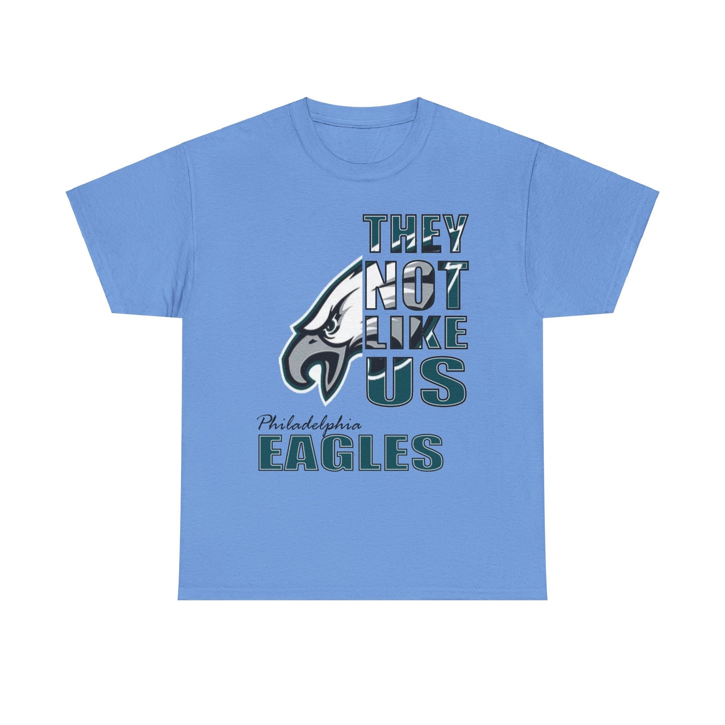 Unisex Heavy Cotton Tee "They Not Like Us" Philadelphia Eagles-Adult