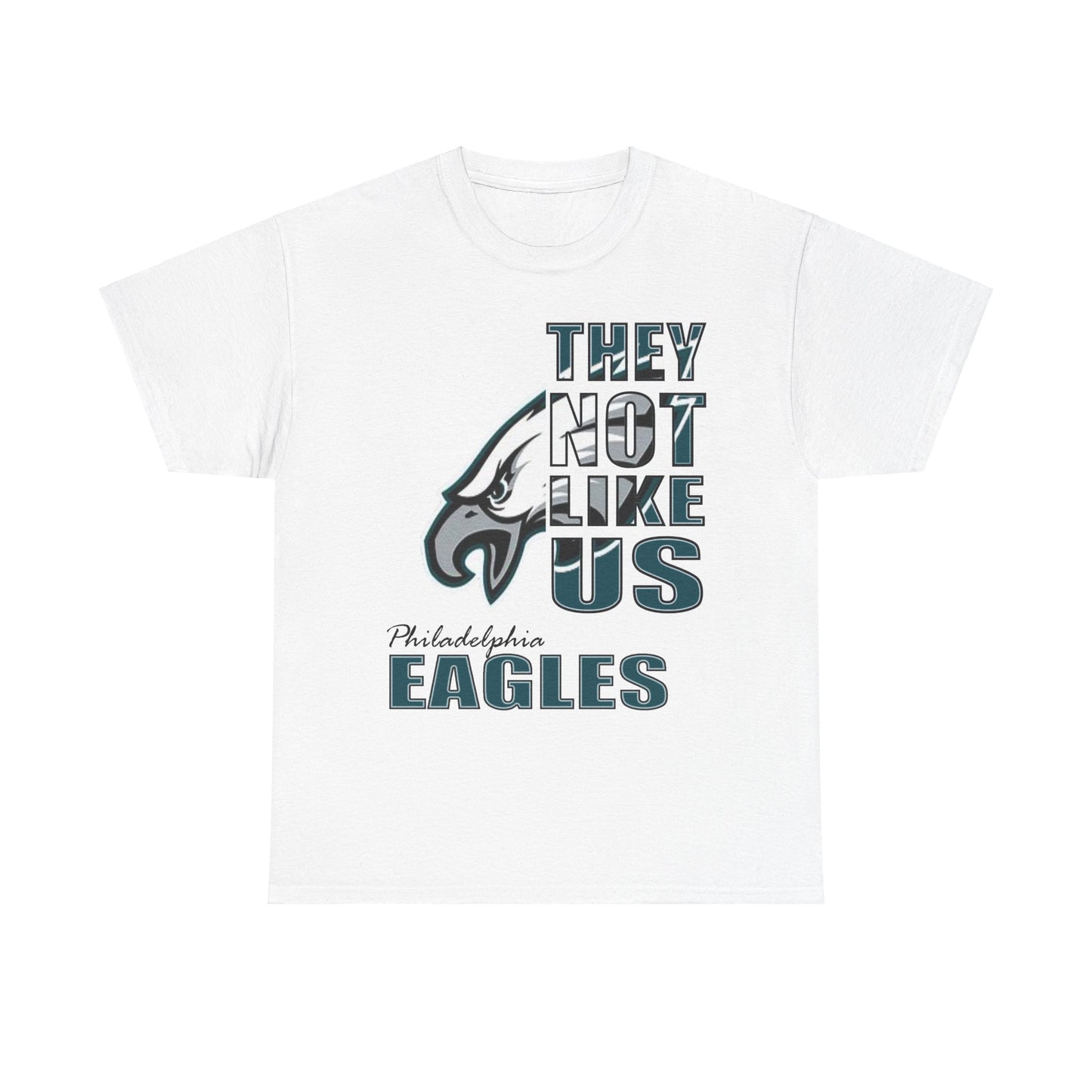 Unisex Heavy Cotton Tee "They Not Like Us" Philadelphia Eagles-Adult