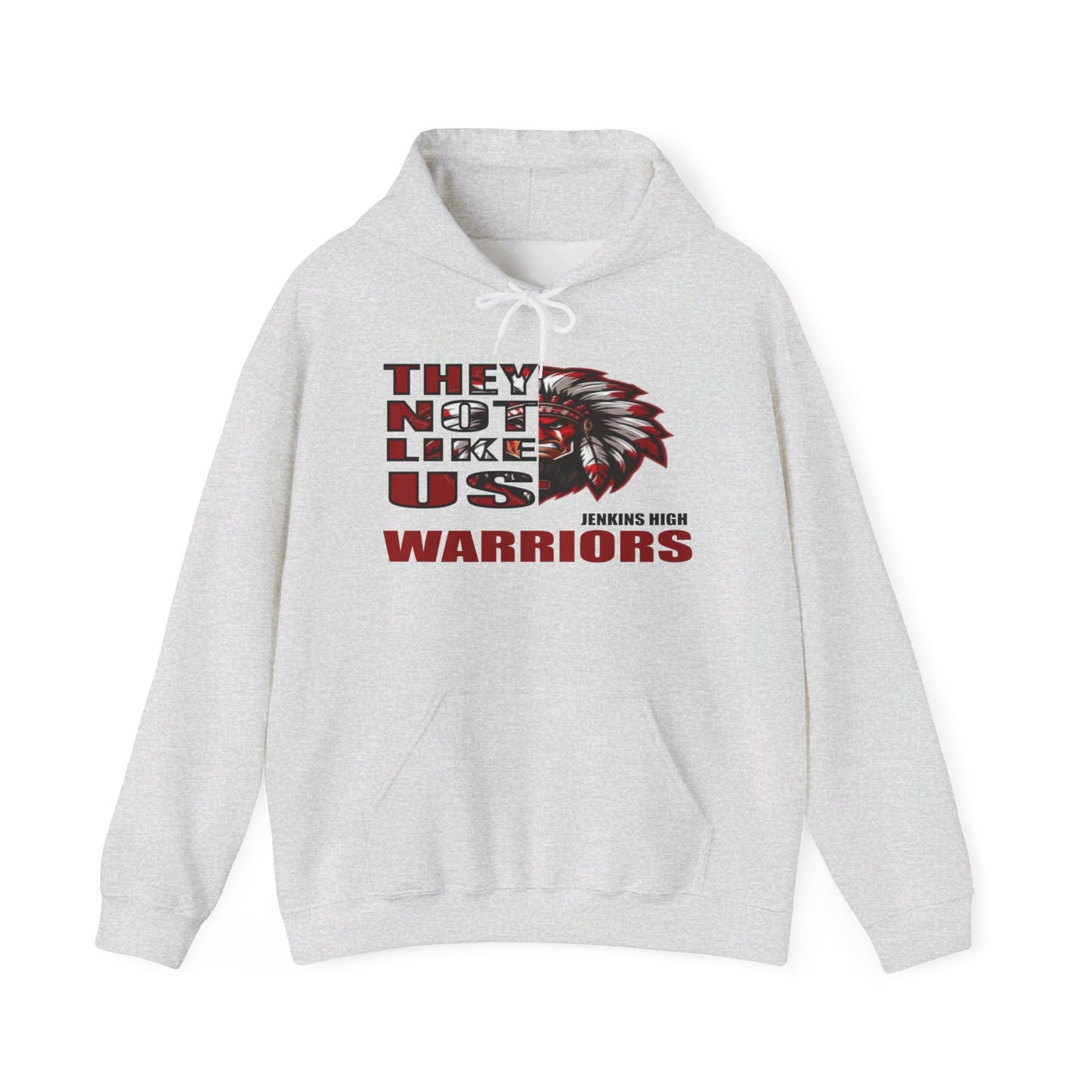 Unisex Heavy Blend™ Hooded Sweatshirt "They Not Like Us" Jenkins Warriors-Adult