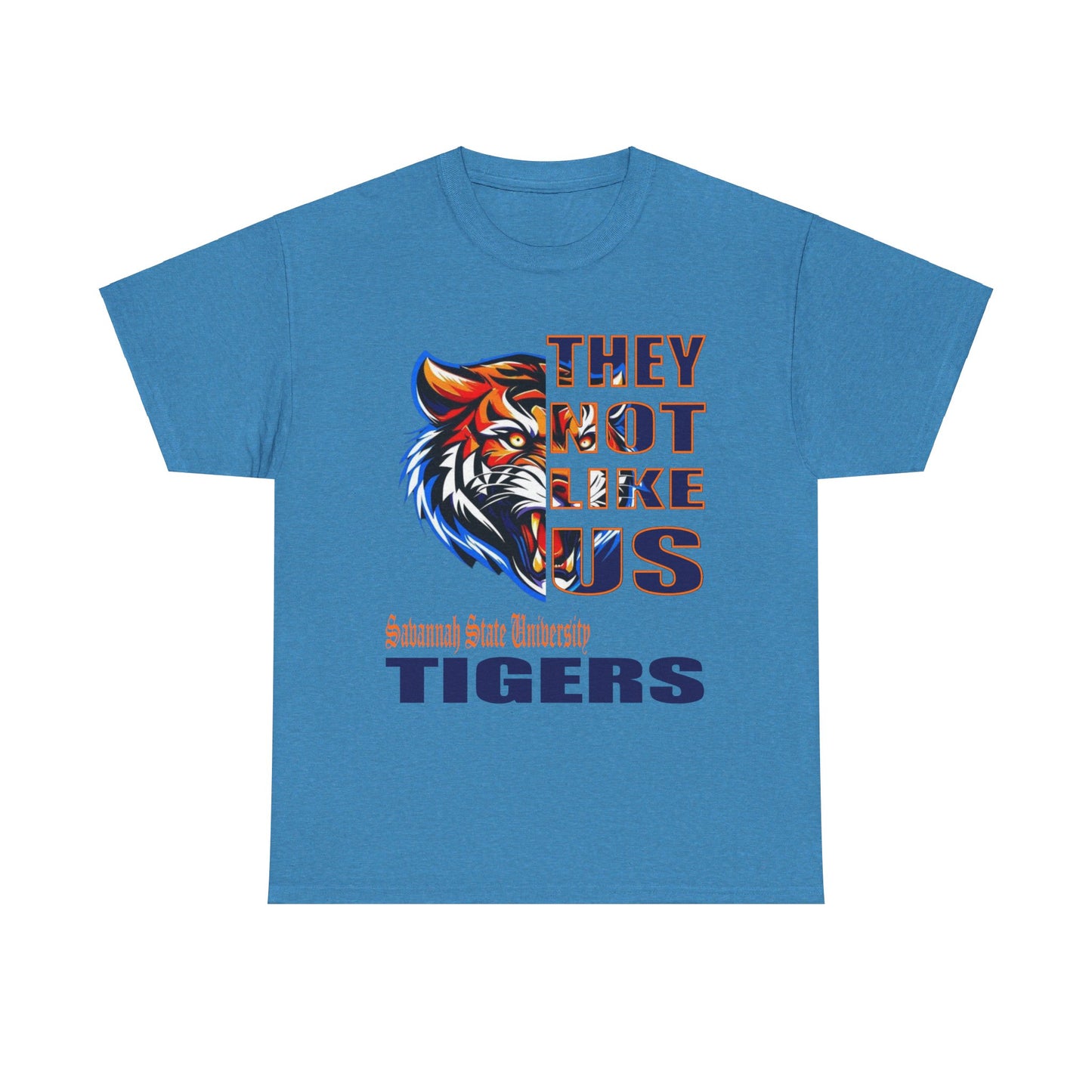 Unisex Heavy Cotton Tee "They Not Like Us" SSU Tigers-Adult