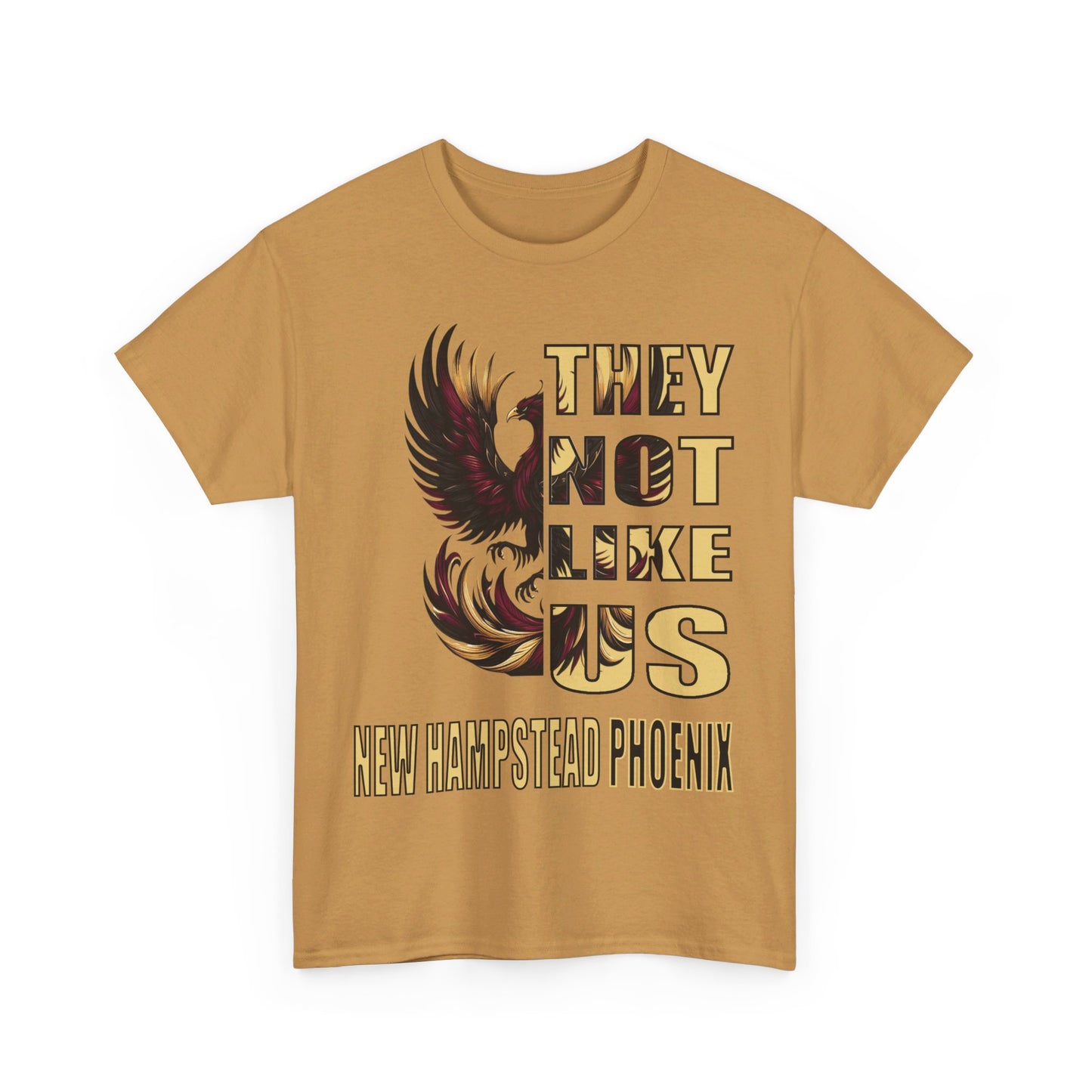 Unisex Heavy Cotton Tee "They Not Like Us" New Hampstead Phoenix-Adult