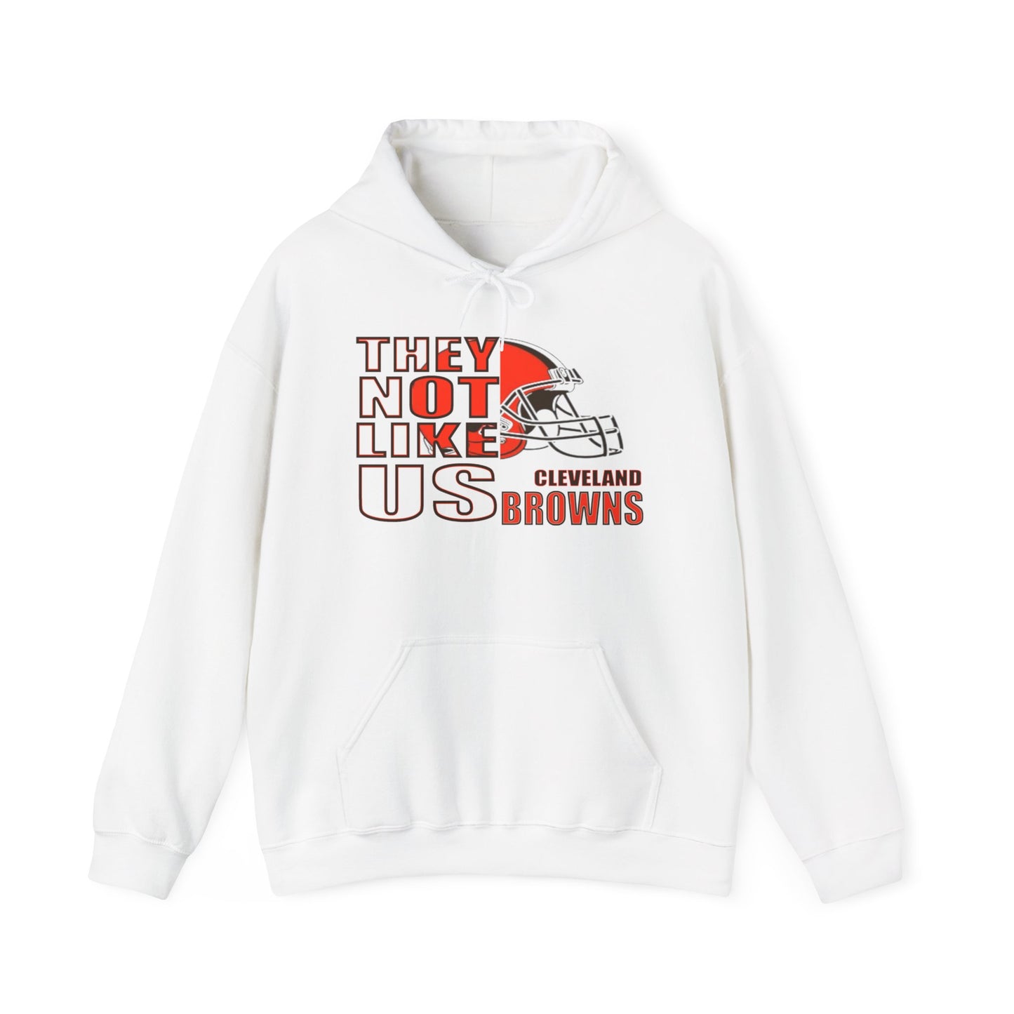 Unisex Heavy Blend™ Hooded Sweatshirt "They Not Like Us" Cleveland Browns-Adult