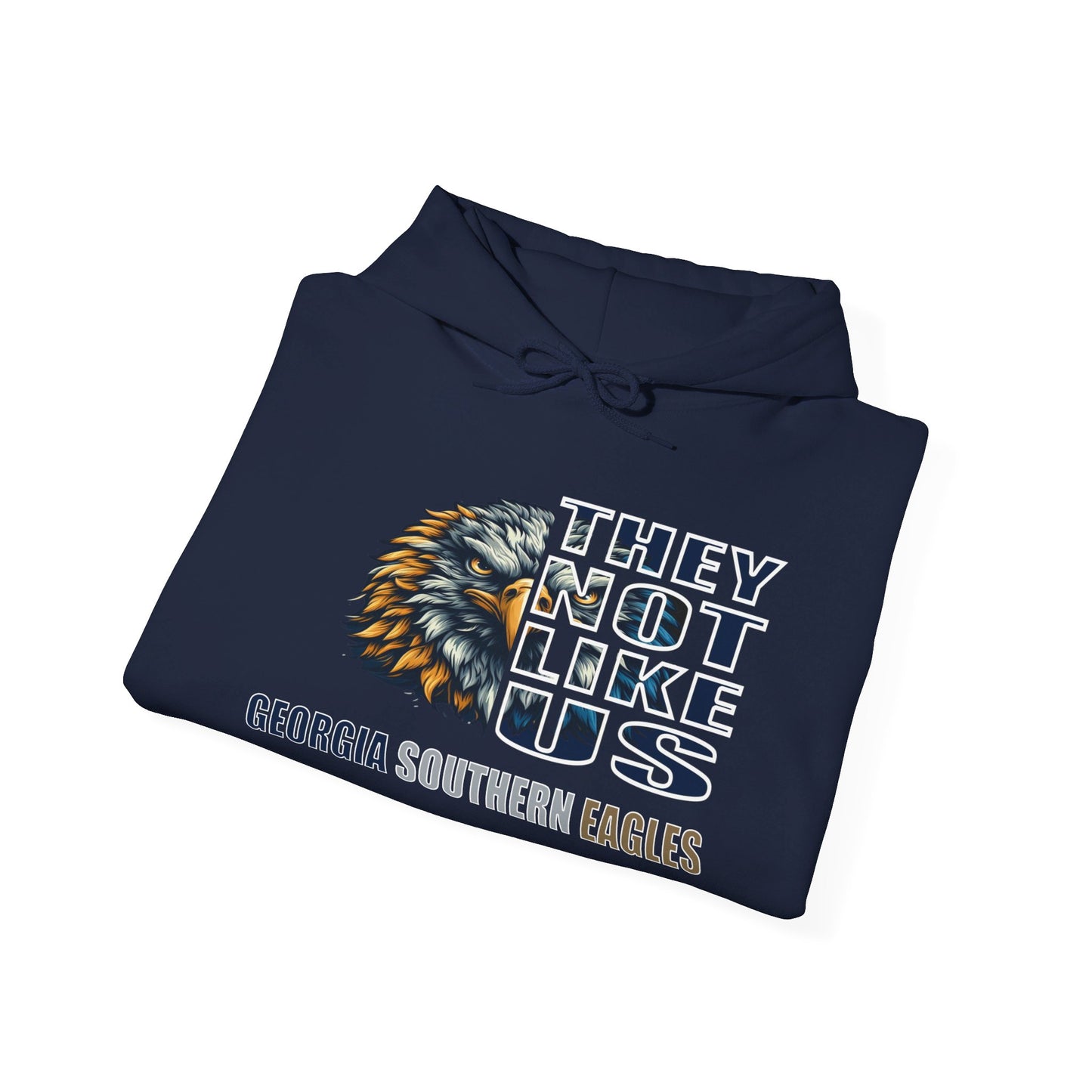 Unisex Heavy Blend™ Hooded Sweatshirt They Not Like Us" Georgia Southern Eagles-Adult