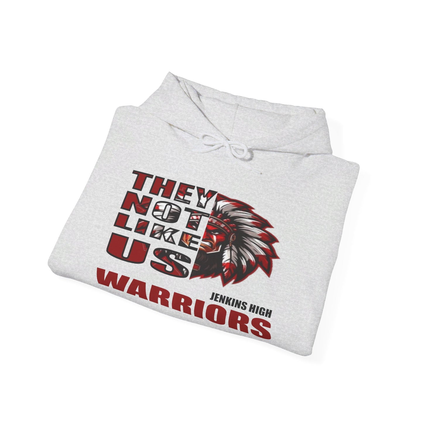 Unisex Heavy Blend™ Hooded Sweatshirt "They Not Like Us" Jenkins Warriors-Adult