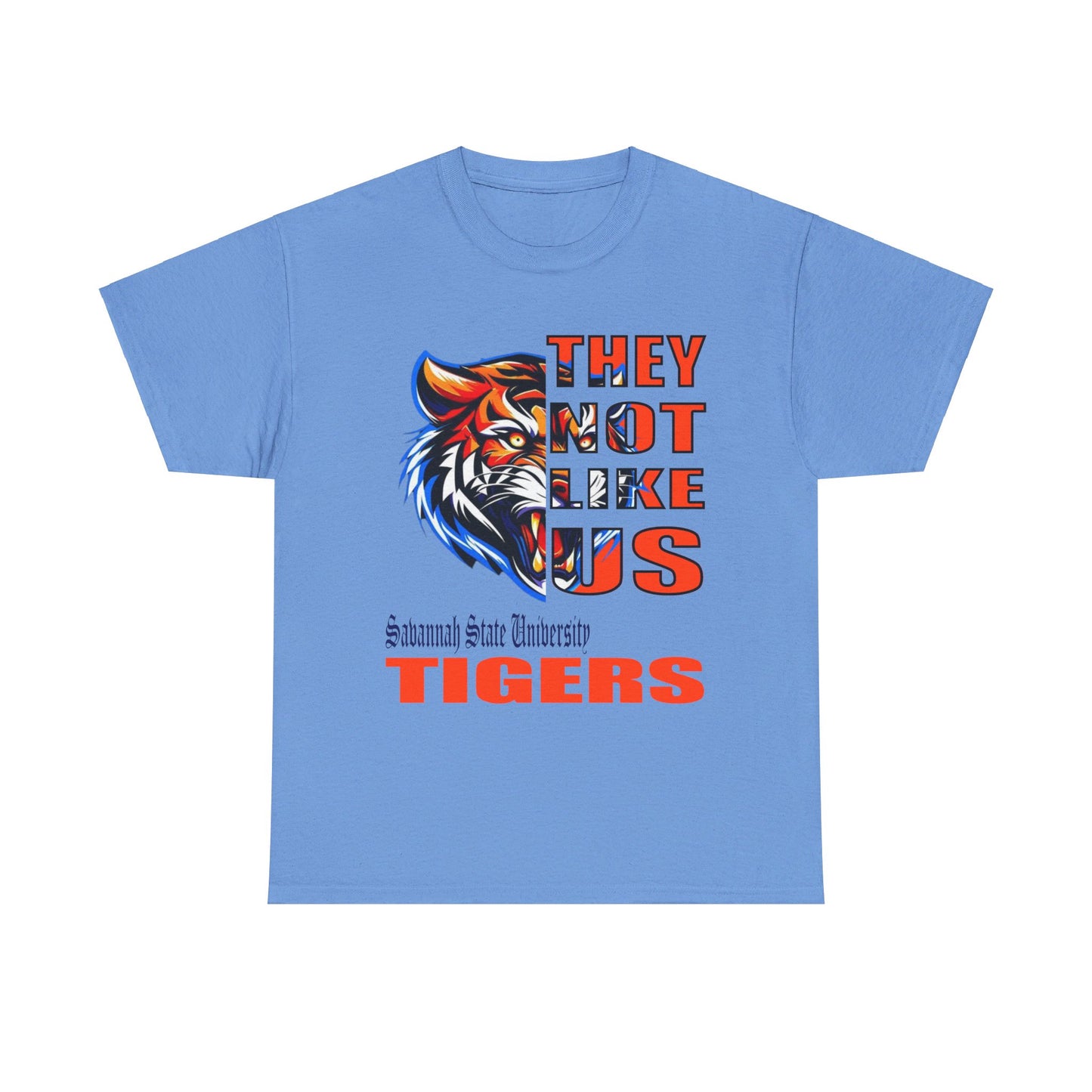 Unisex Heavy Cotton Tee "They Not Like Us" SSU Tigers-Adult