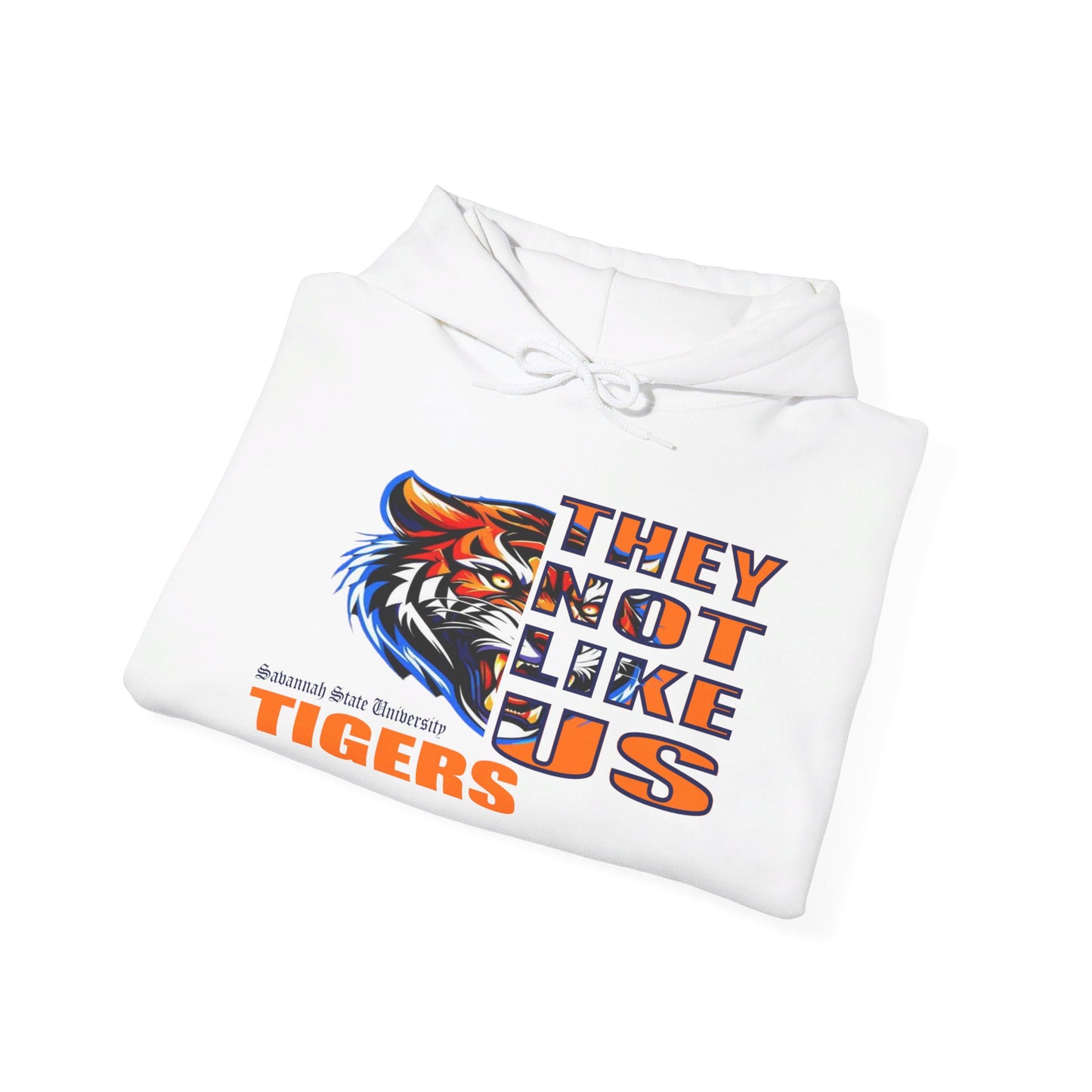 Unisex Heavy Blend™ Hooded Sweatshirt "They Not Like Us" SSU Tigers-Adult