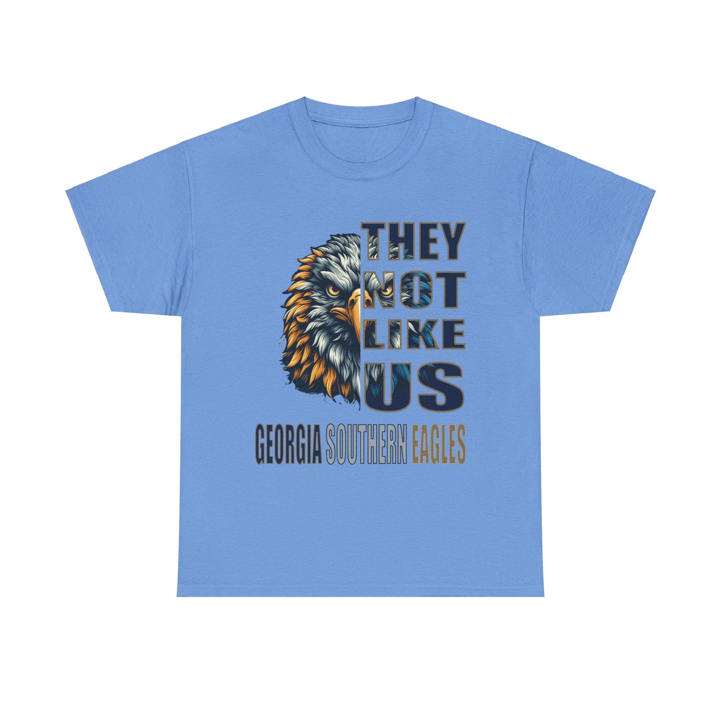 Unisex Heavy Cotton Tee "They Not Like Us" GA Southern Eagles-Adult